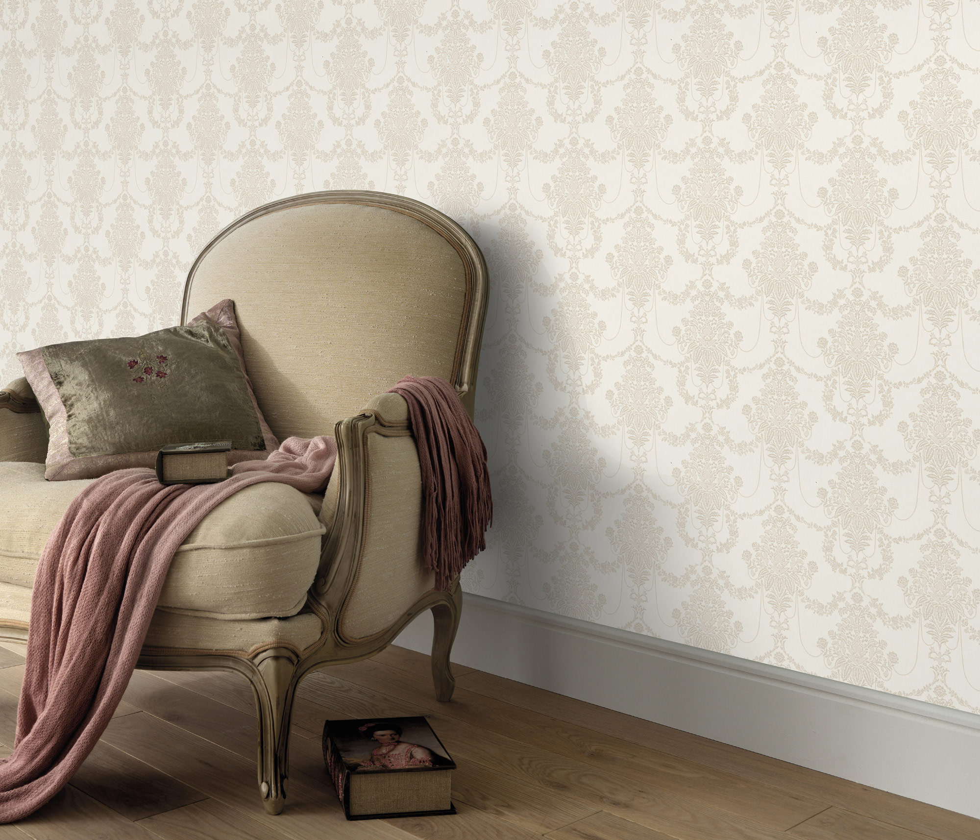 Erismann Vliestapete Versailles Barocktapete creme 1028702