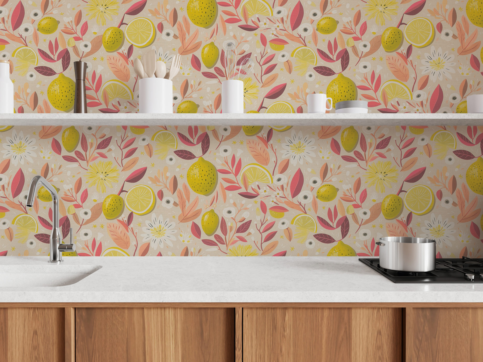 AS Vliestapete PintWalls 3 Küchentapete Beige 791693