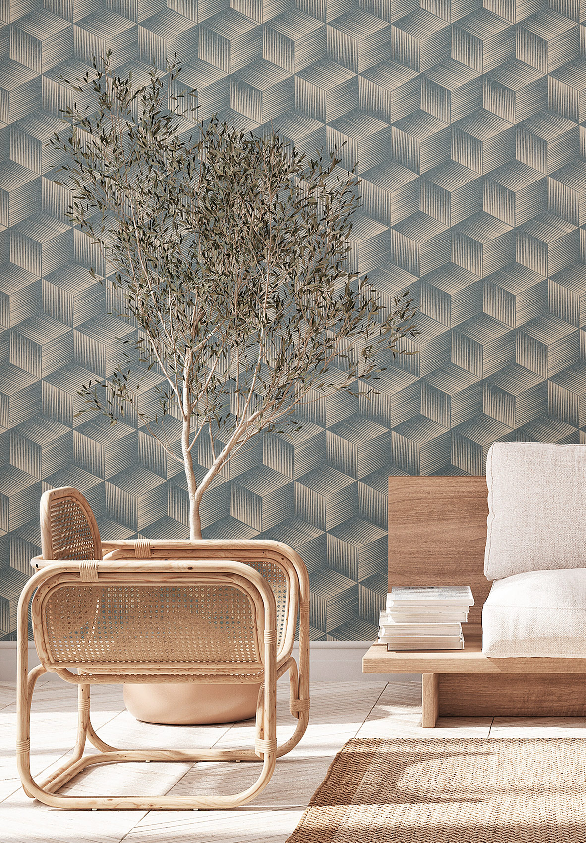AS Vliestapete Deco Satintapete 3D Tapete 385063