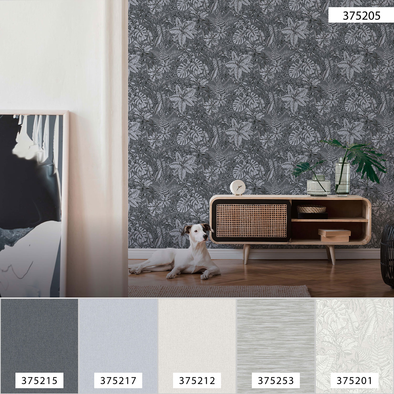 AS Vliestapete Daniel Hechter 6 Dschungeltapete grau 375205