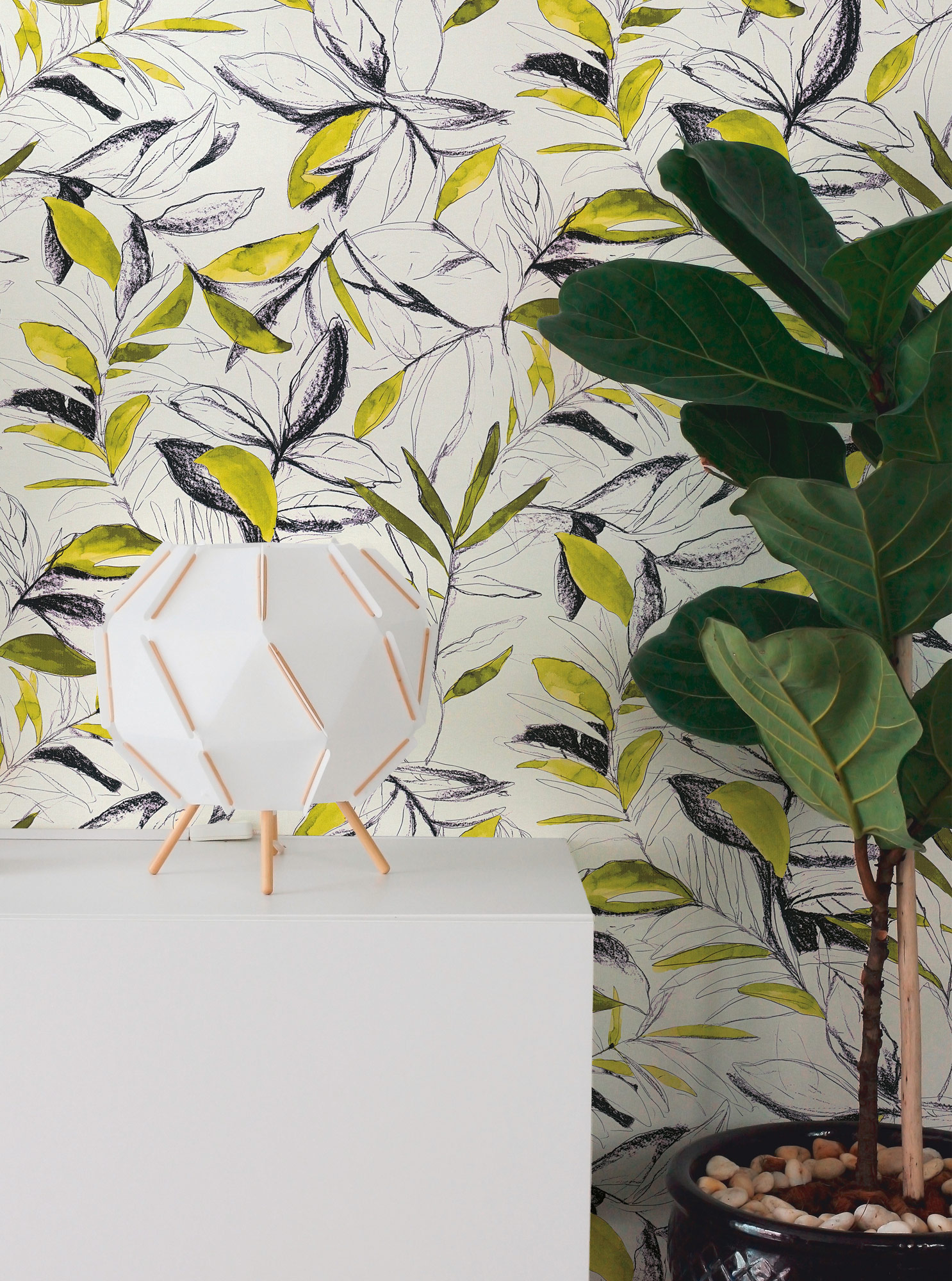 AS Vliestapete PintWalls 3 Floral Grün 791875