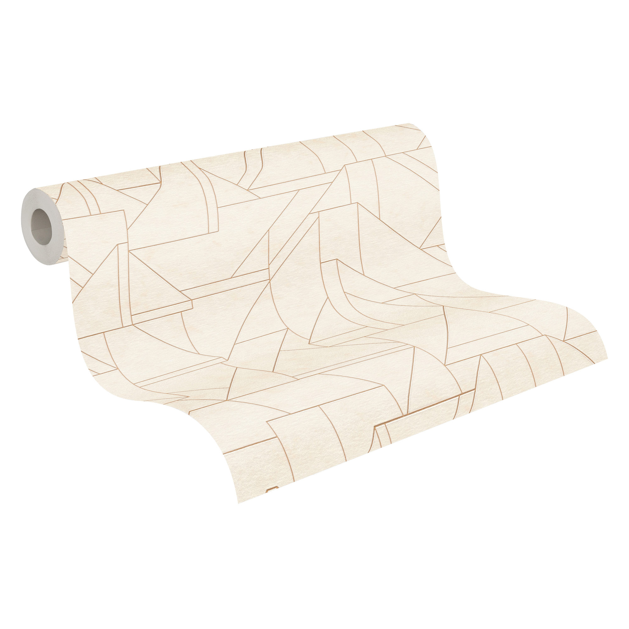 AS Vliestapete MS Travel Styles Geometrisch Weiß 391181