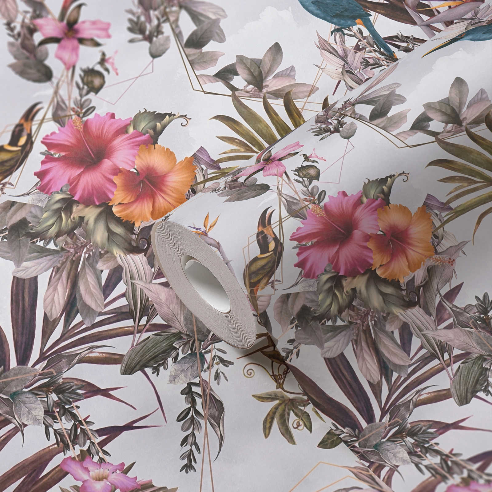 AS Création Vliestapete Dream Flowery Vogeltapete 381787