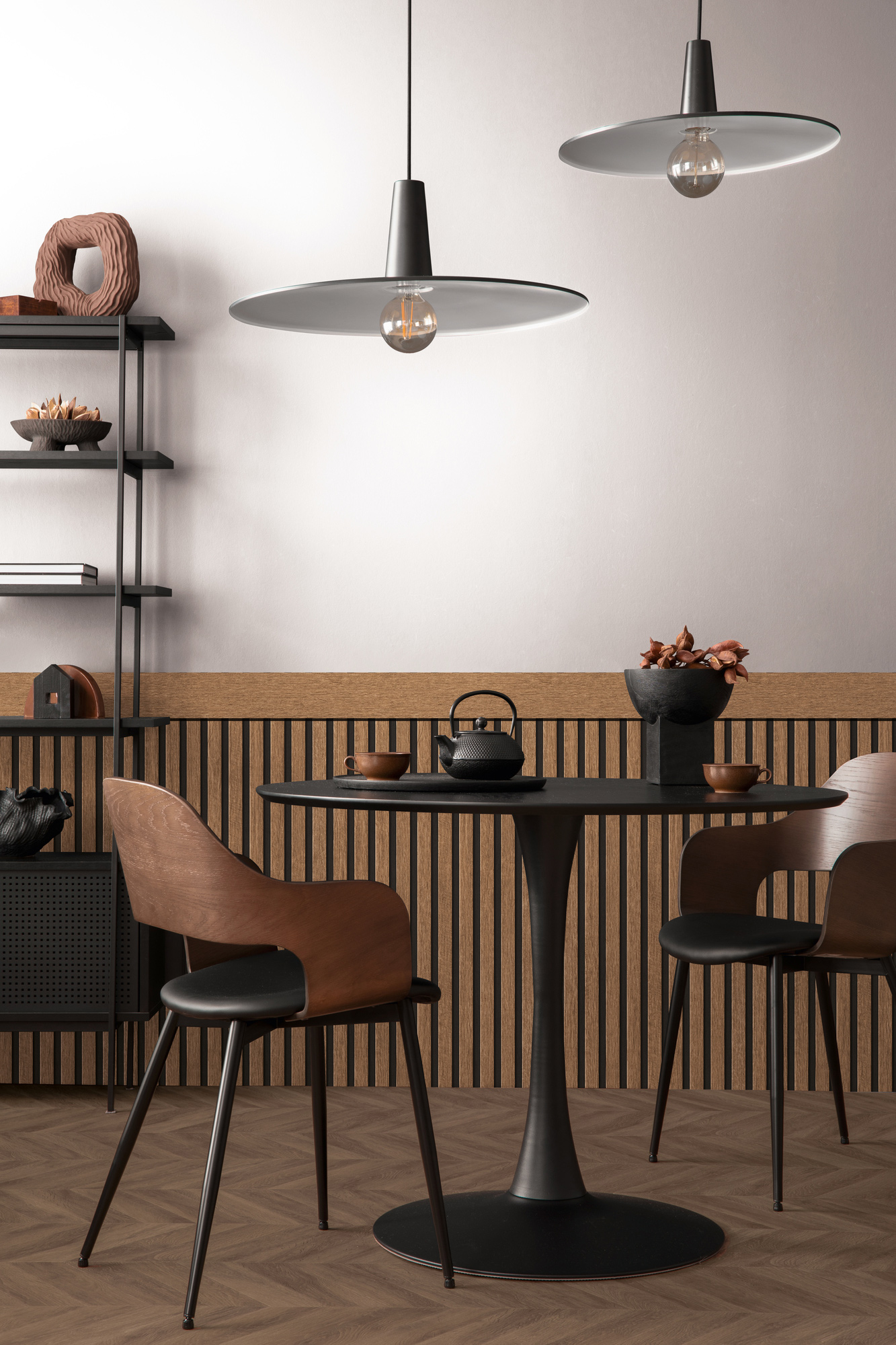 AS Vliestapete Wallpanel Braun Holzpaneele 397444