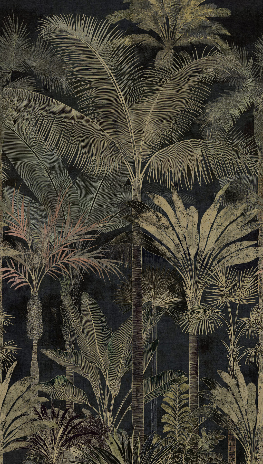 AS Fototapete C2 Dschungeltapete Schwarz 761904