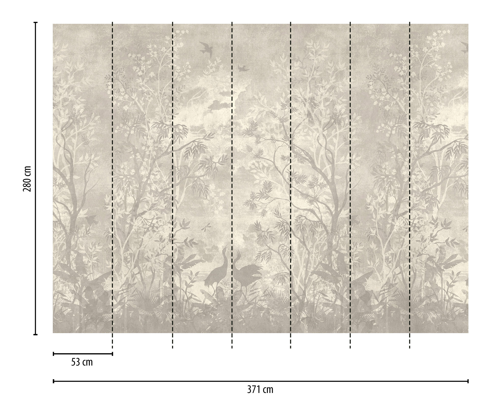 Livingwalls Vliestapete The Wall 3 Dschungel 399181