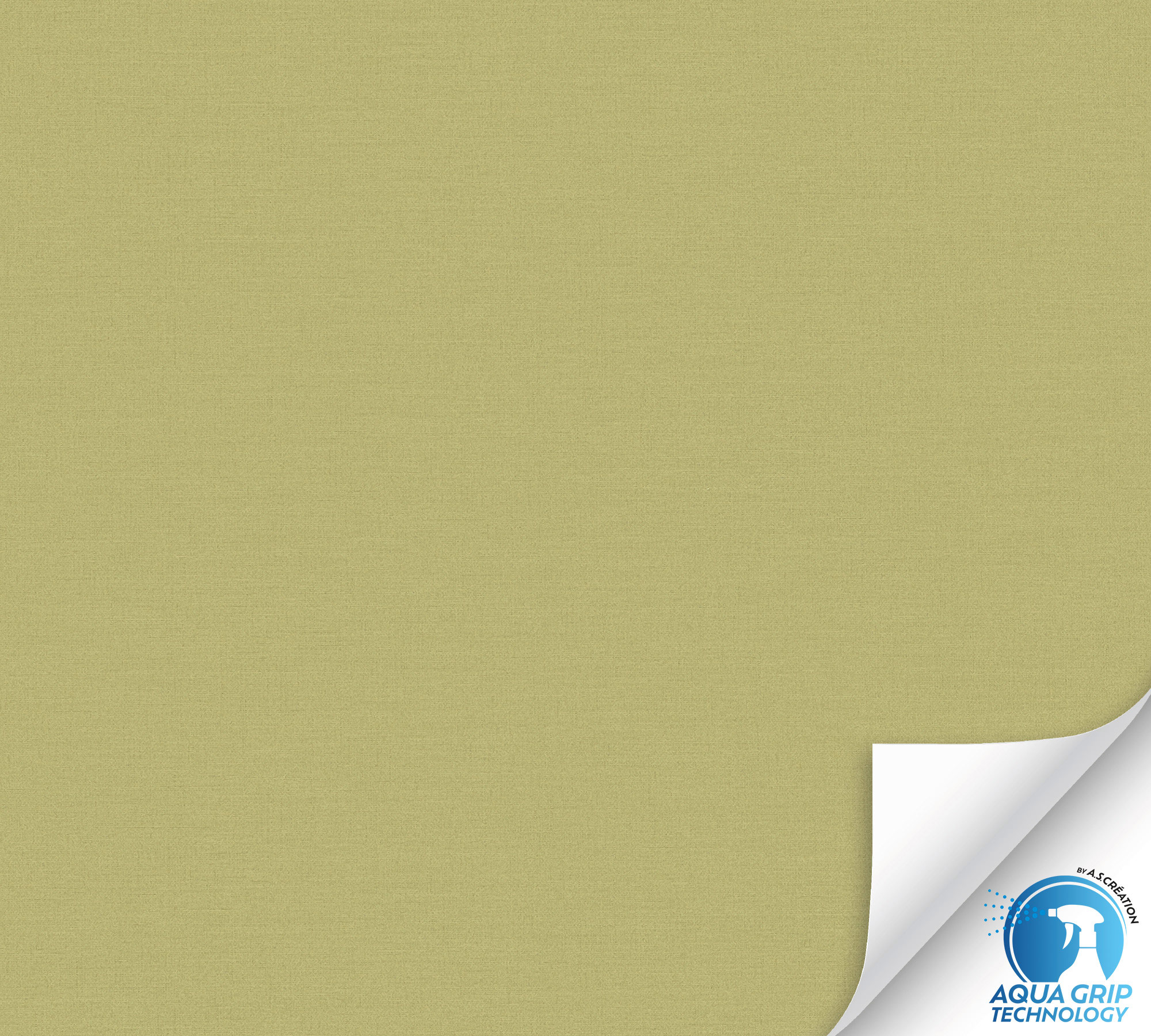 AS Vliestapete WOW Designdrop Unitapete Grün 784993