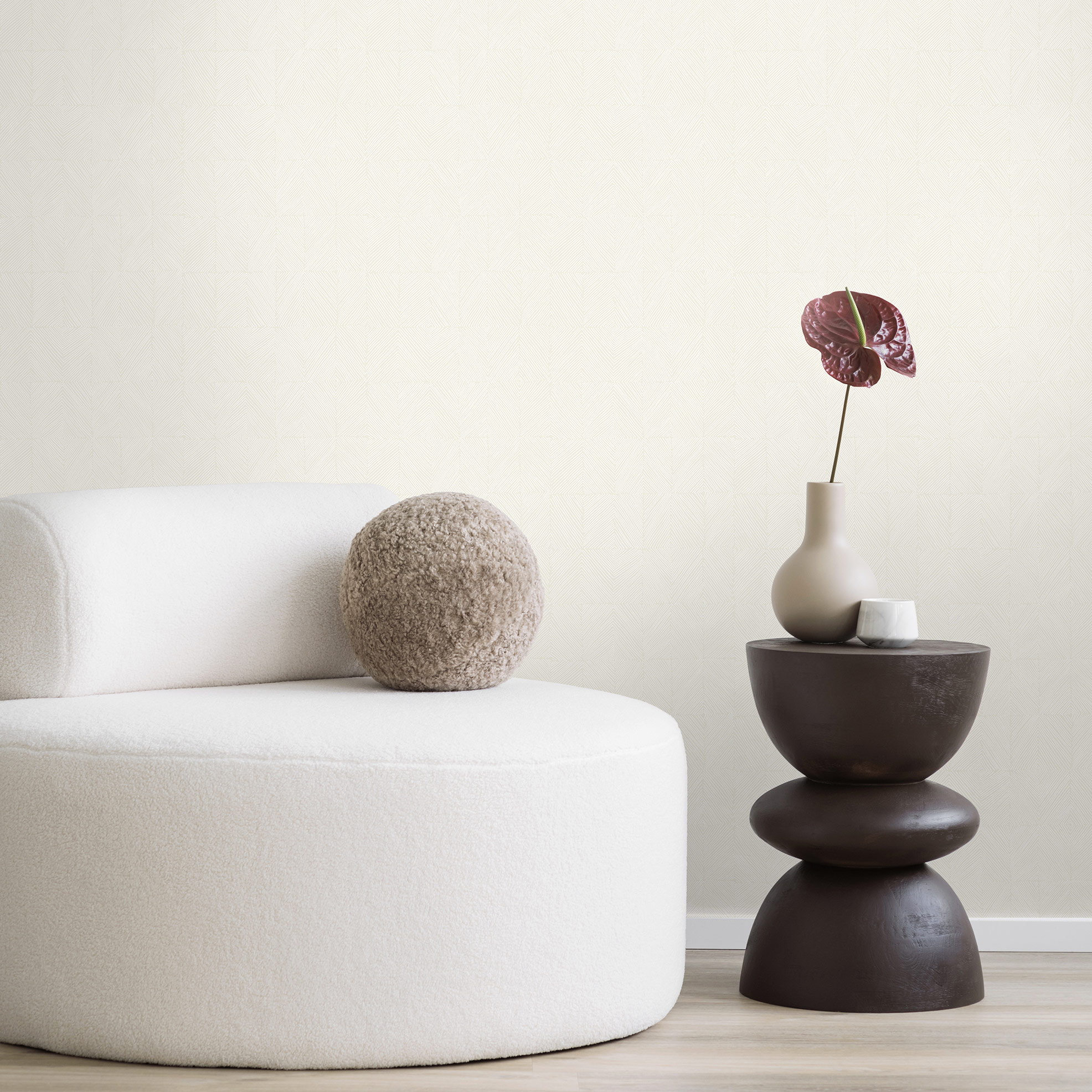 Hohenberger Vliestapete Chalk Rhompus Cream 65504