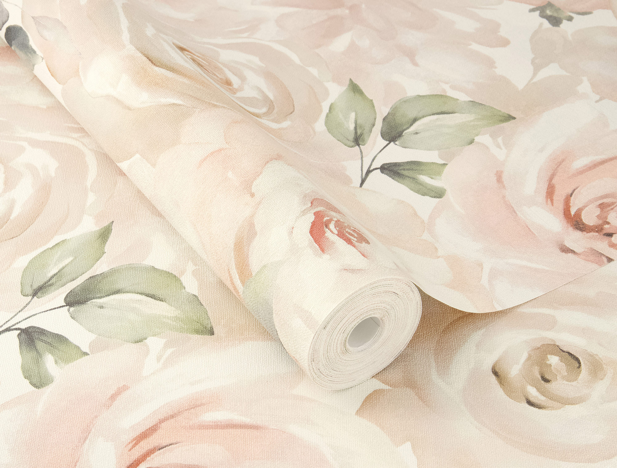 Rasch Vliestapete Peonies Rosa Blumen 582314