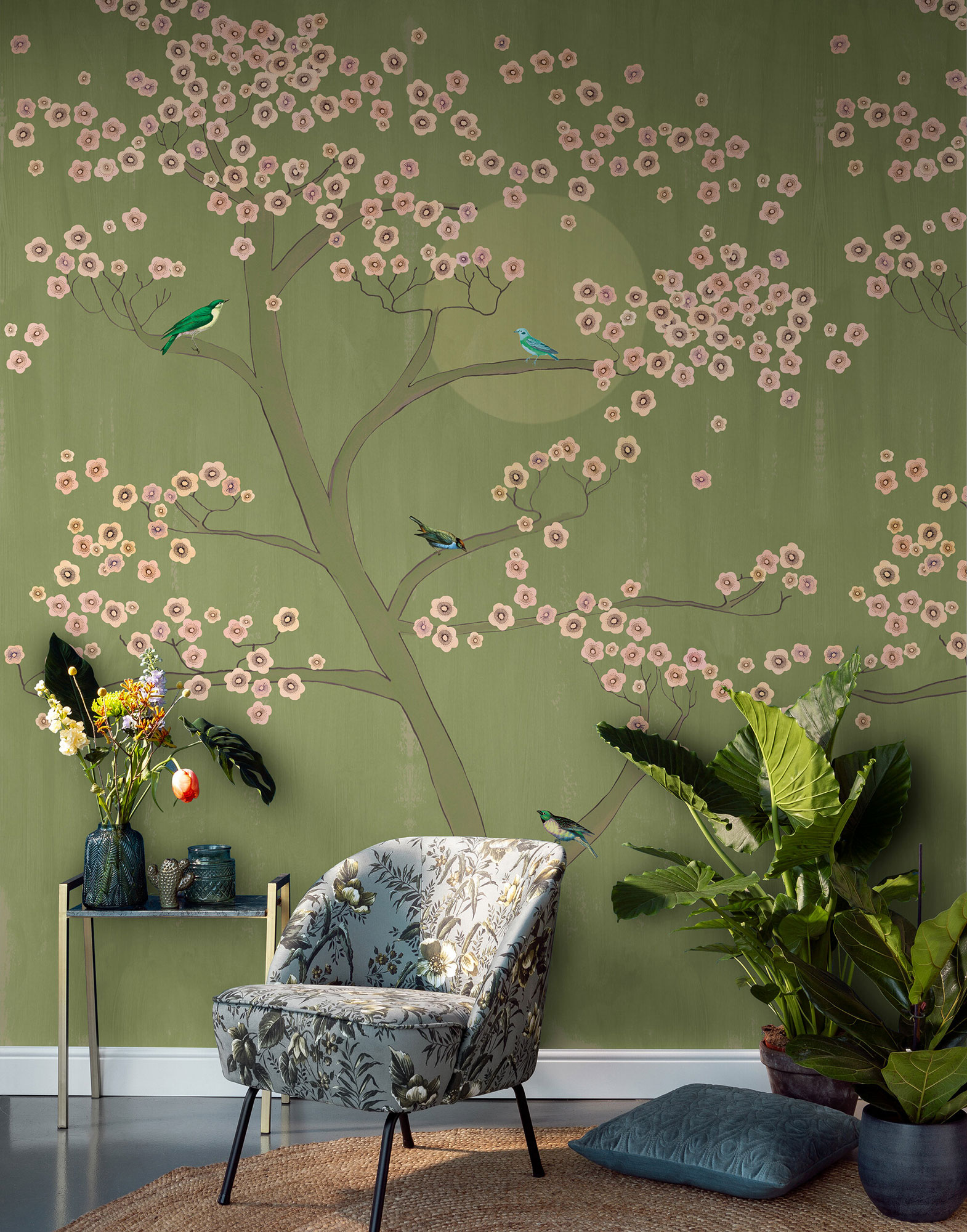 Rasch Fototapete Magic Walls Baum Blüten Japan 542110