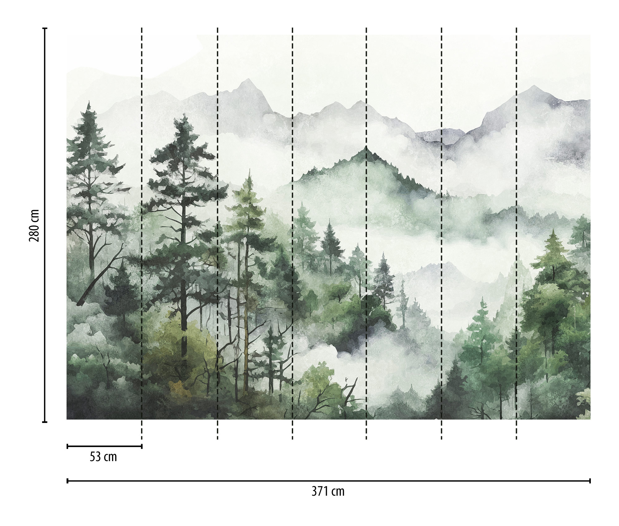 Livingwalls Vliestapete The Wall 3 Landschaft 398991