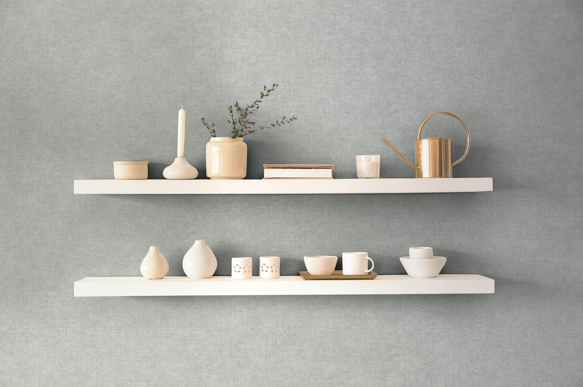 AS Vliestapete MS Hot Spots Unis Grau 395659