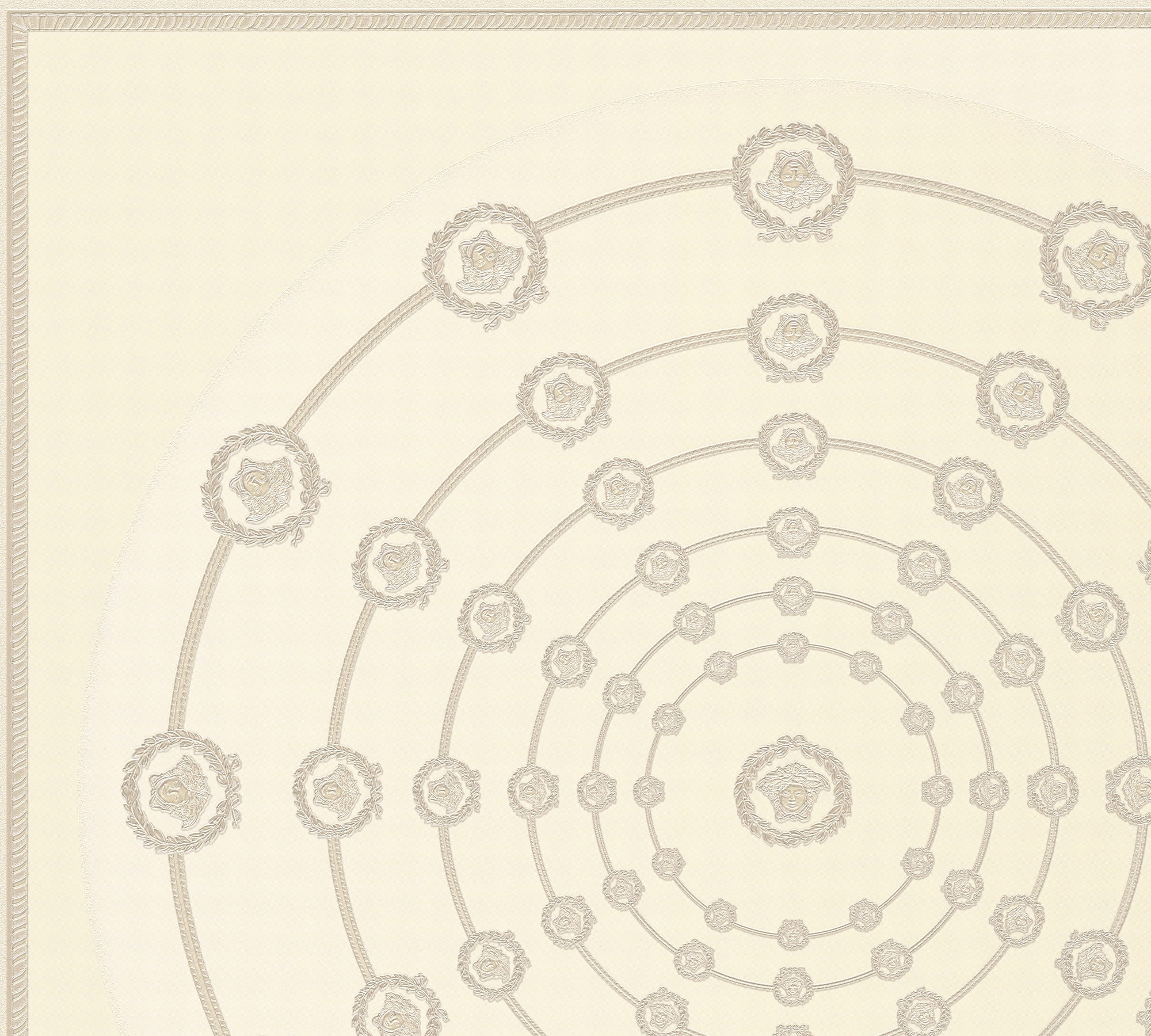 AS Vliestapete Versace 6 Barock Tapete Grau 791752