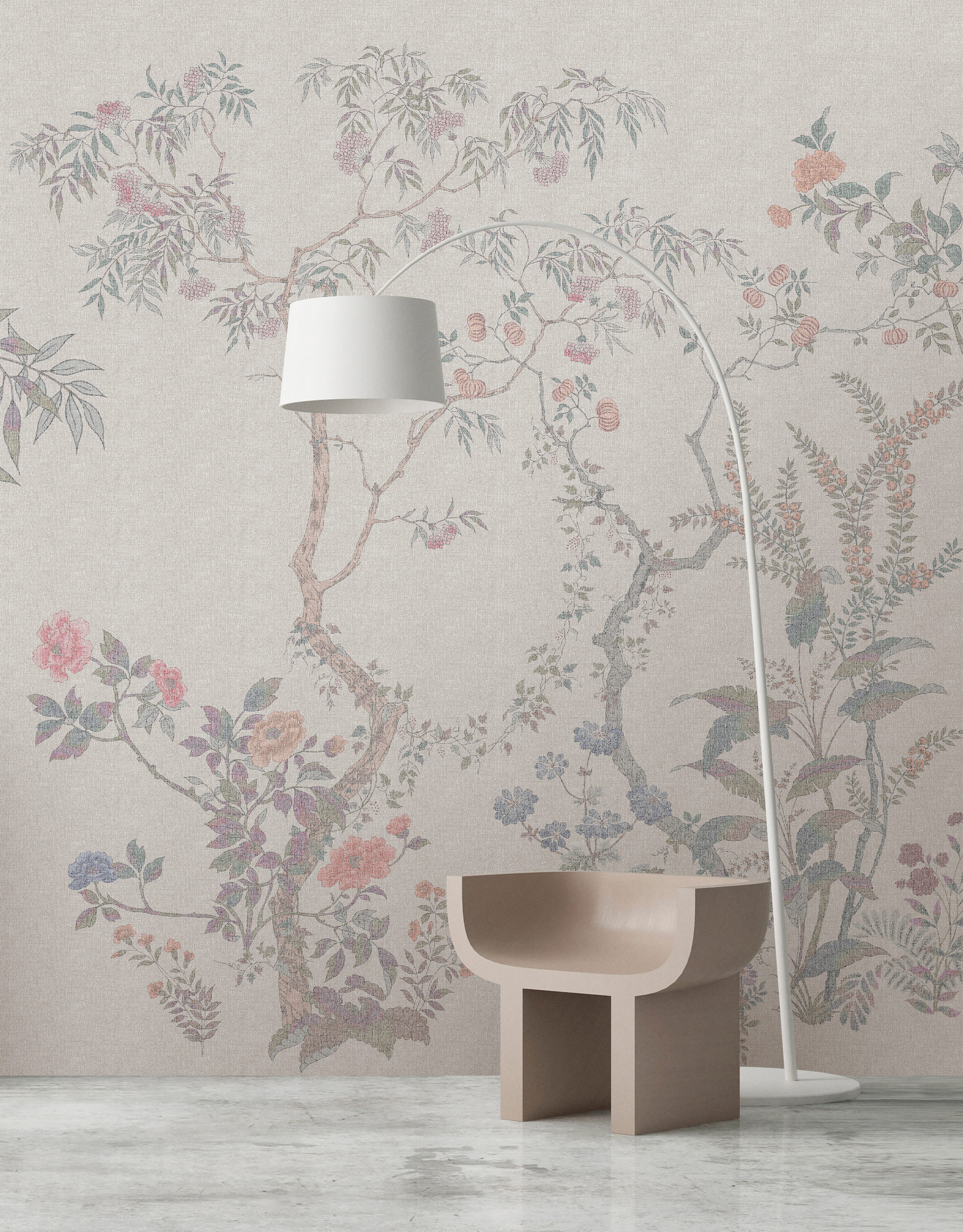 AS Fototapete Walls by Patel 5 Bäume Grau DD134777