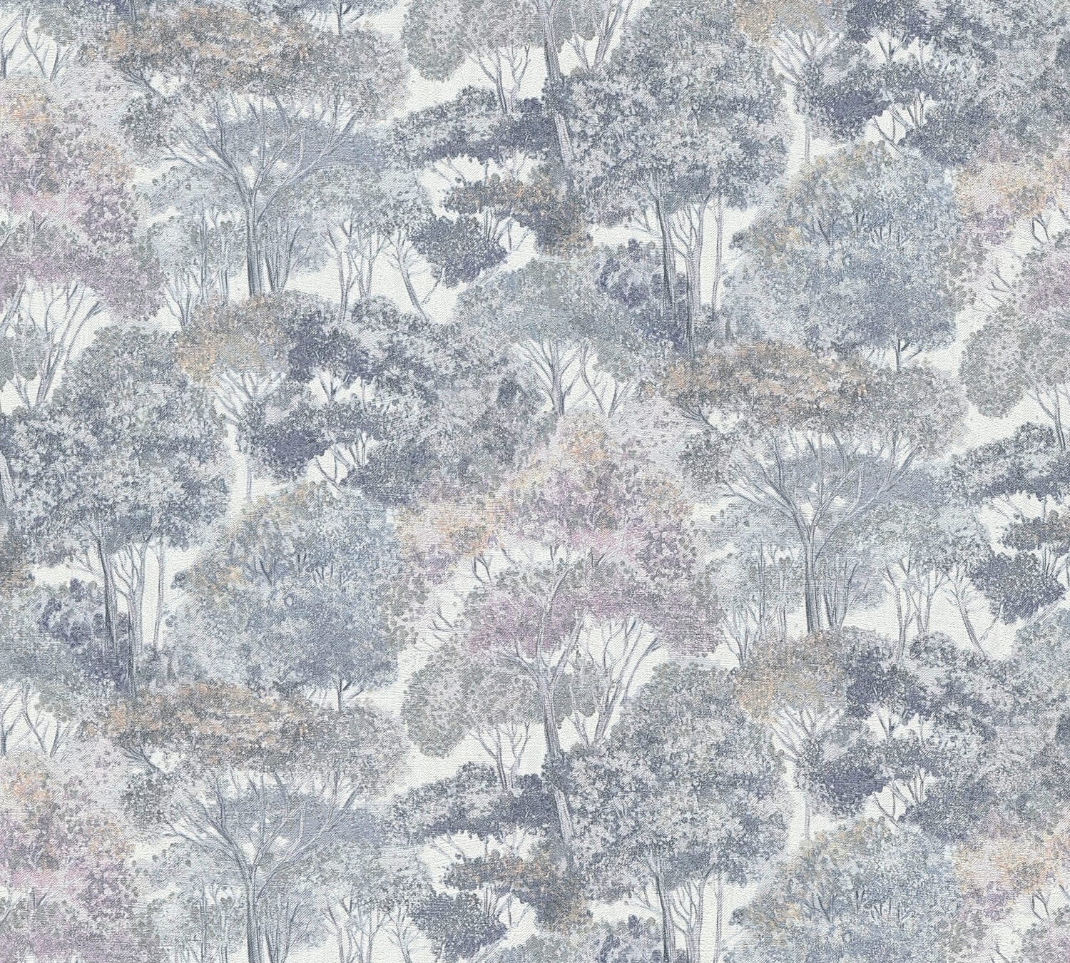 AS Vliestapete Trend Spectrum Waldtapete Blau 792273