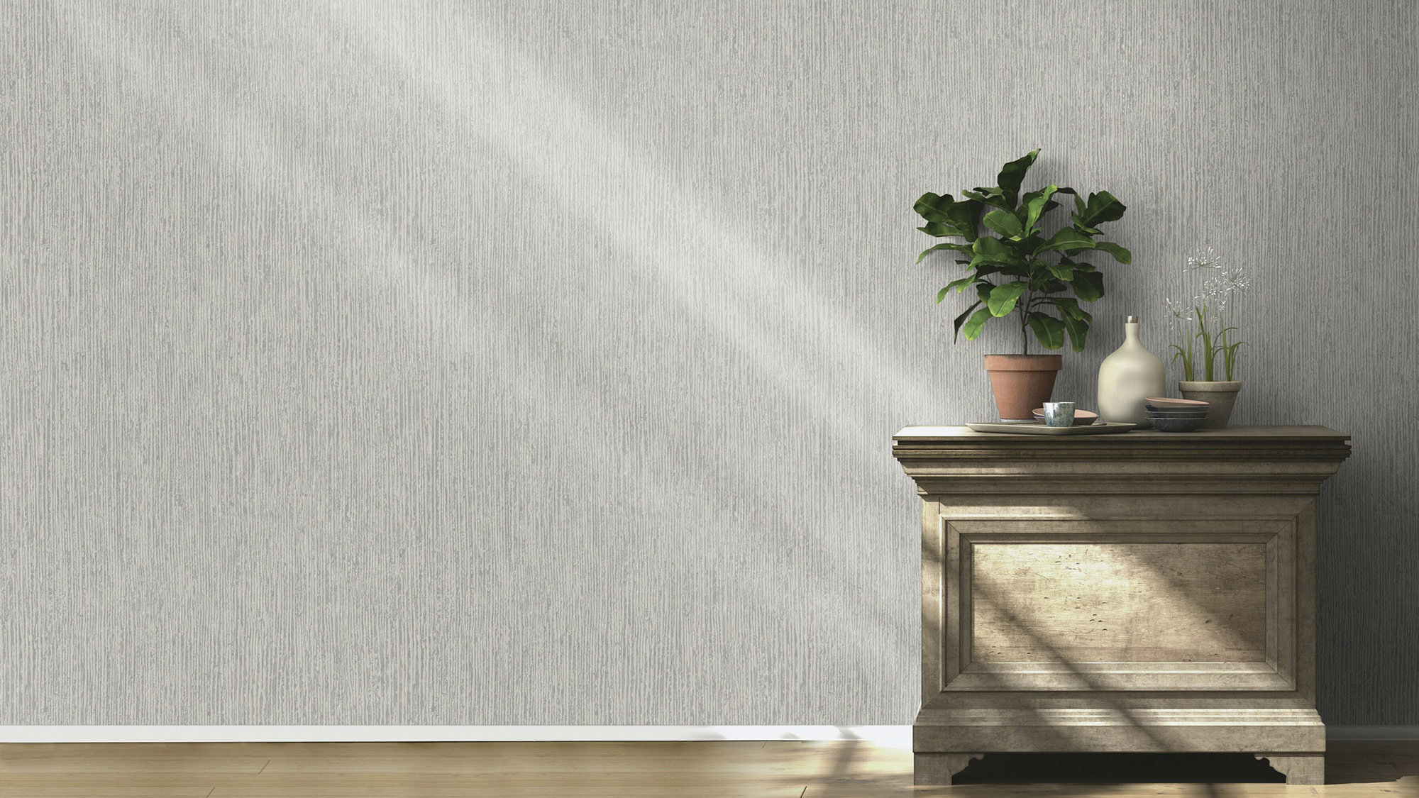 Rasch Vliestapete Welcome Home Grau-Mittelgrau 653038