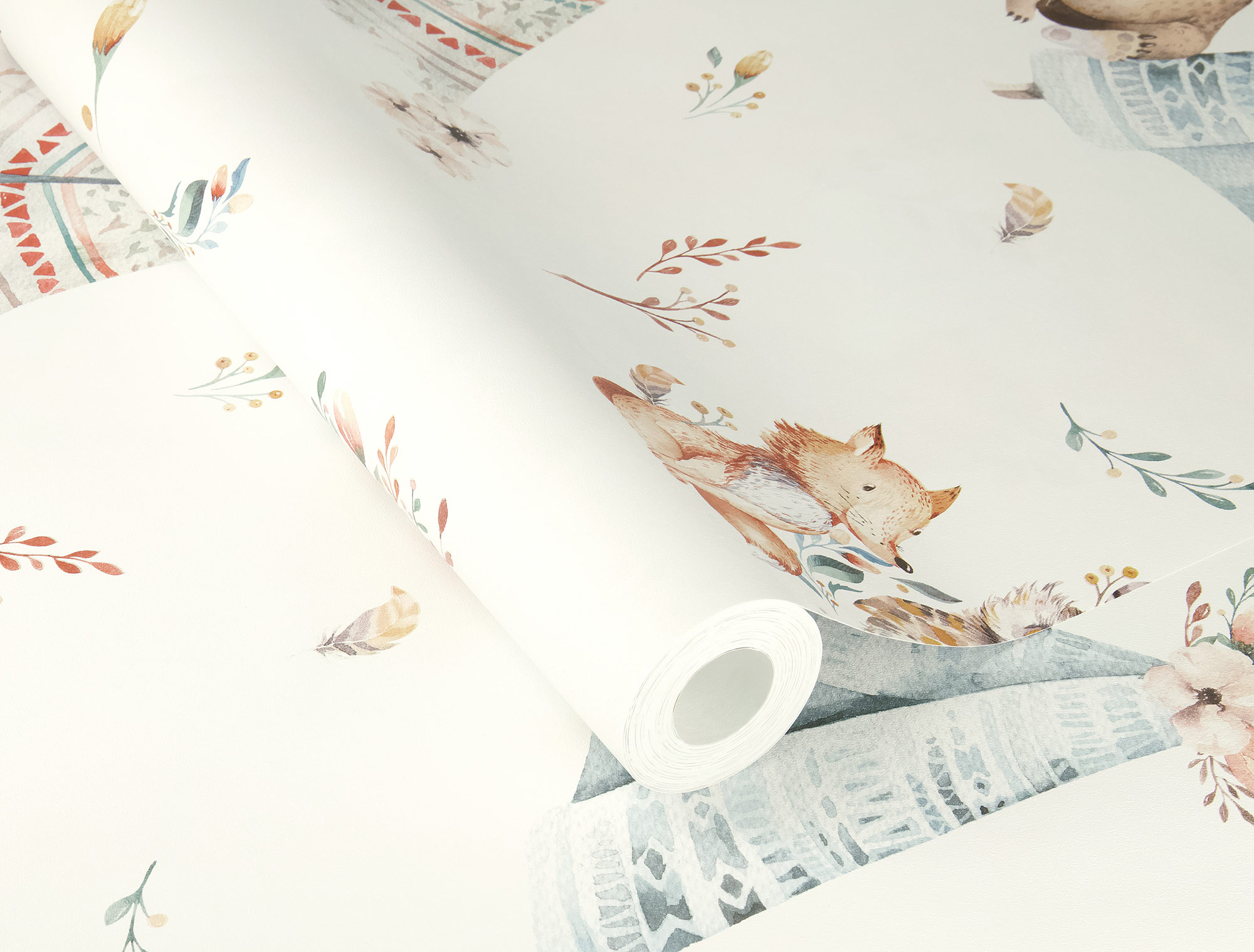 Rasch Vliestapete Kids Word 2 Blau 301410