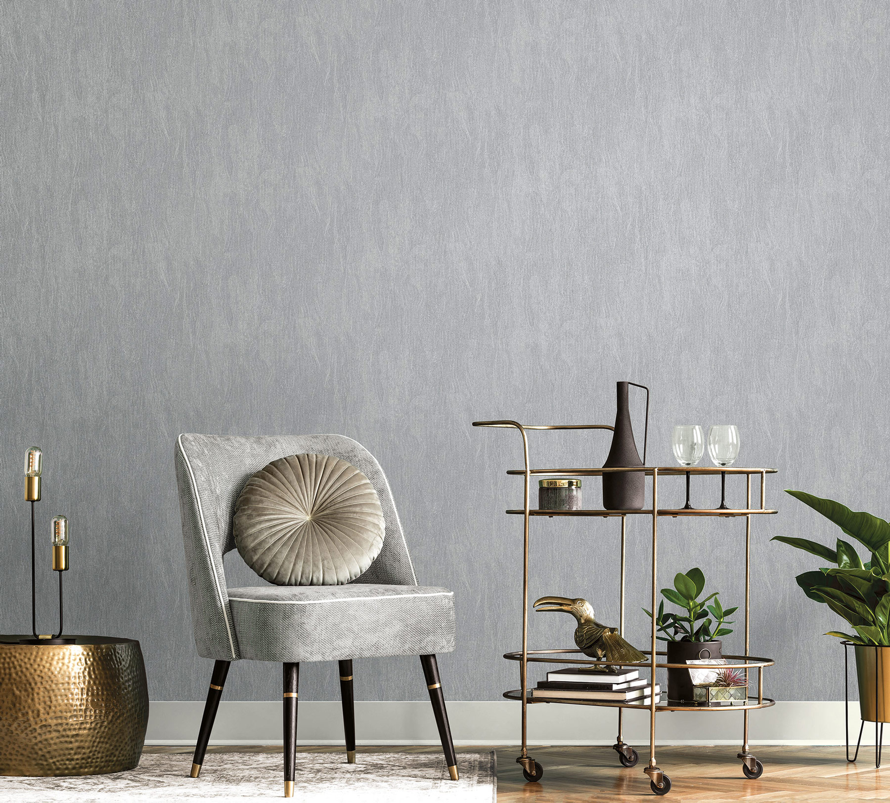 Essener Vliestapete Special FX 2 Silbergrau G68098