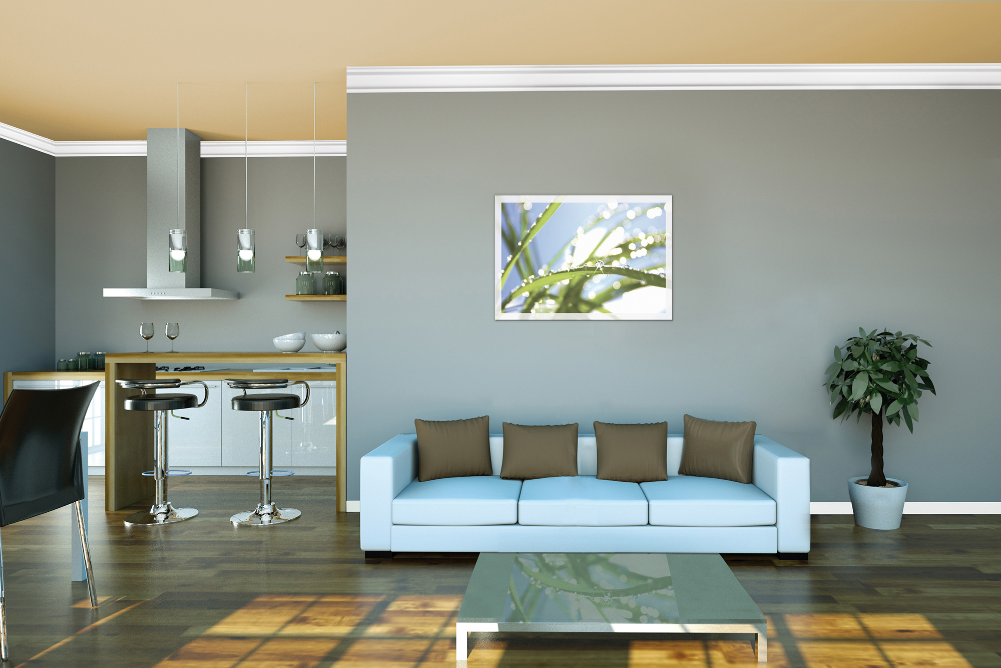 Homestar Stuckleiste Styropor Zierleiste S 50 | weiss