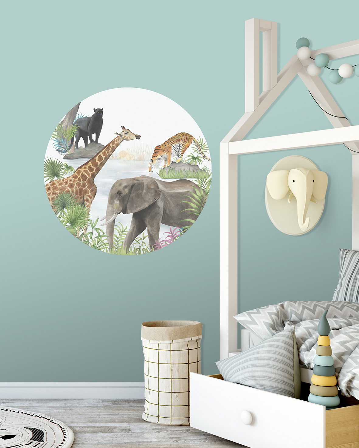 Thomas Fototapete Platin Formen  Safari mehrfarbig