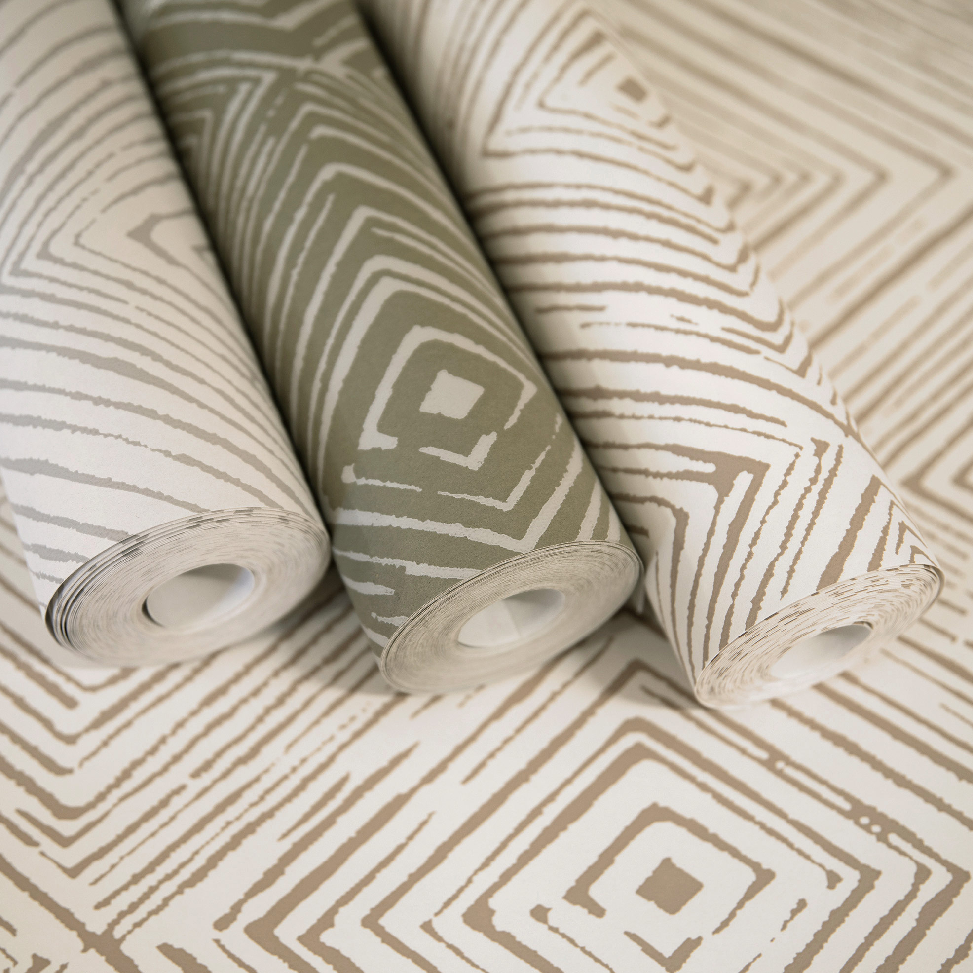 Hohenberger Vliestapete Chalk Diamand Cappuccino 65511