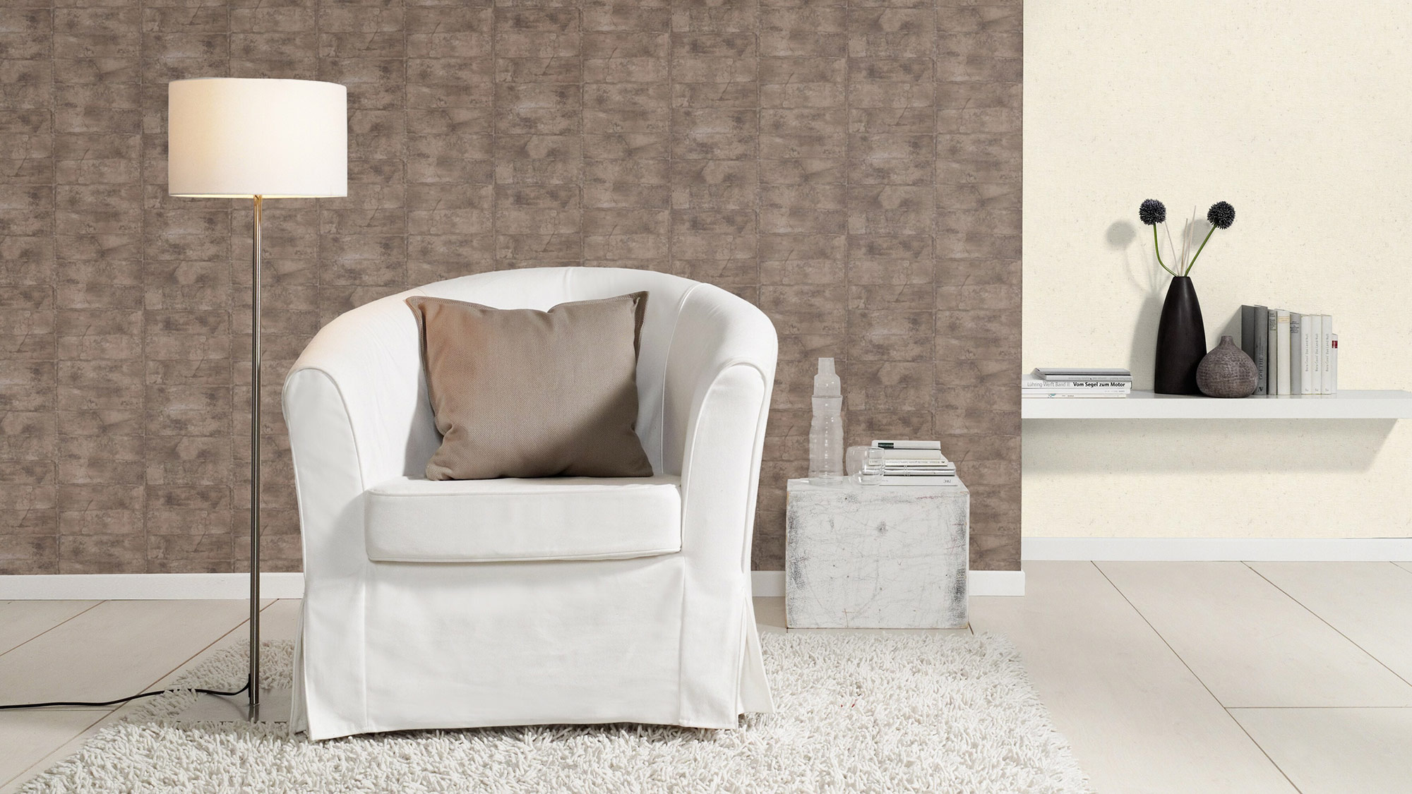 Rasch Vliestapete Factory V Beton Unitapete 520828