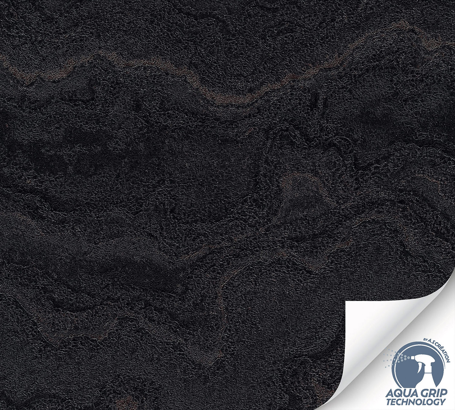 AS Vliestapete Cosiness Designdrop 2 Marmor Schwarz 793163