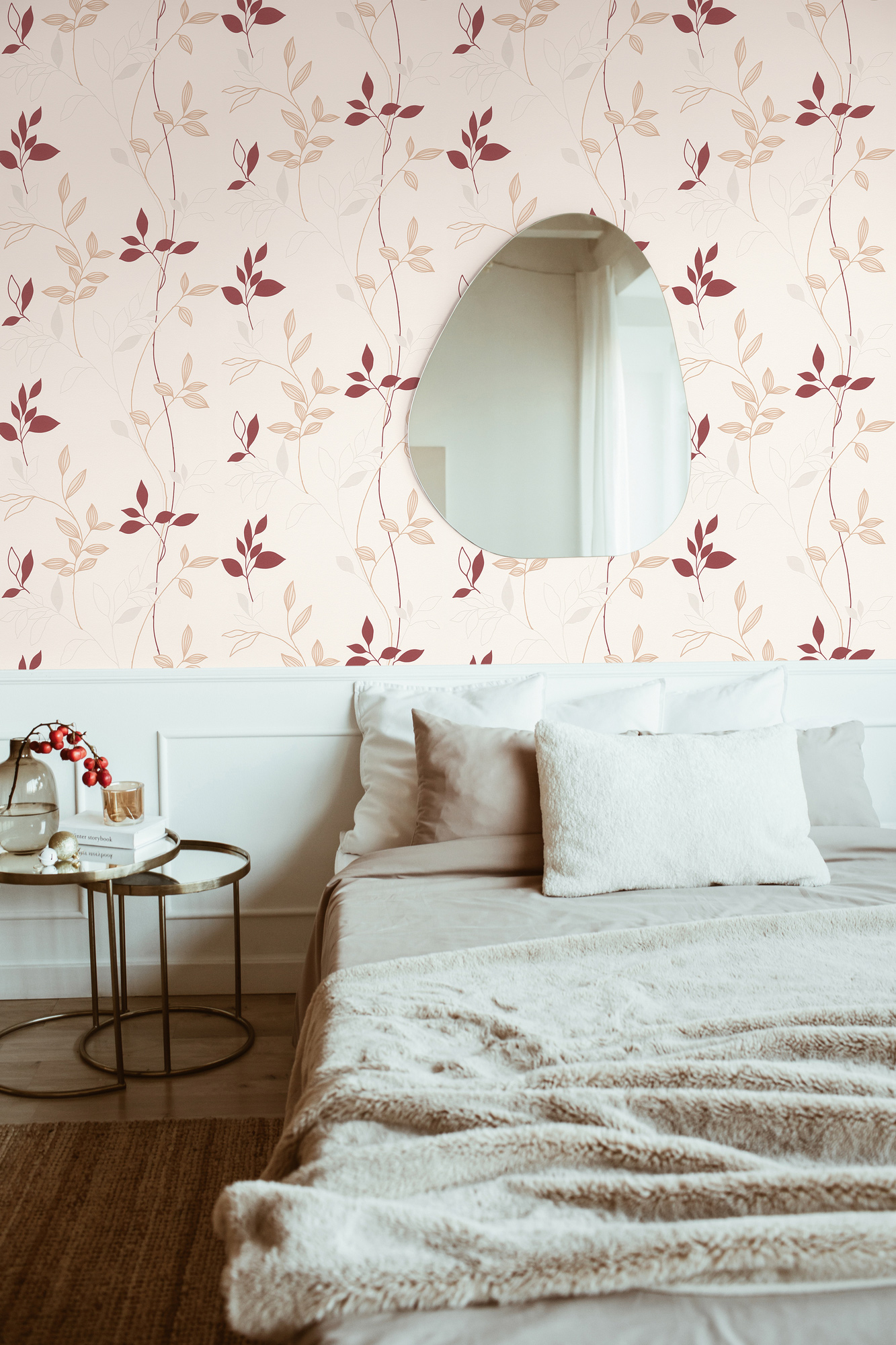 AS Vliestapete Casual Living Creme Blätter 249739