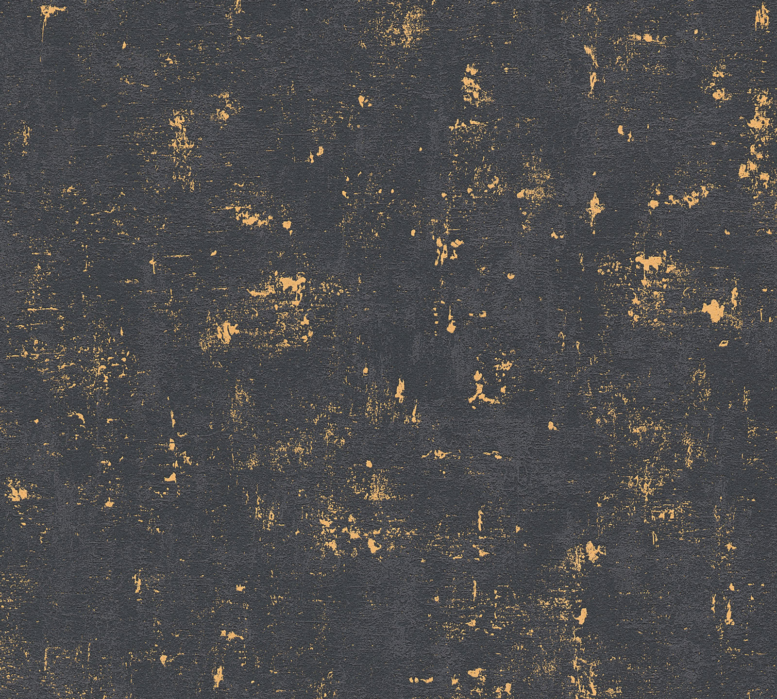 AS Vliestapete Blooming Vintage Used schwarz-gold 230782