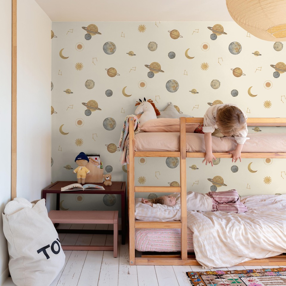 Grandeco Vliestapete Little Dreamers beige LD3519