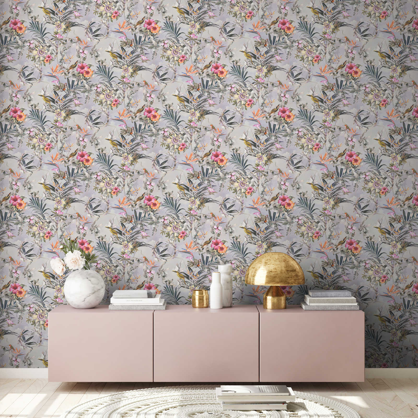 AS Création Vliestapete Dream Flowery Vogeltapete 381782