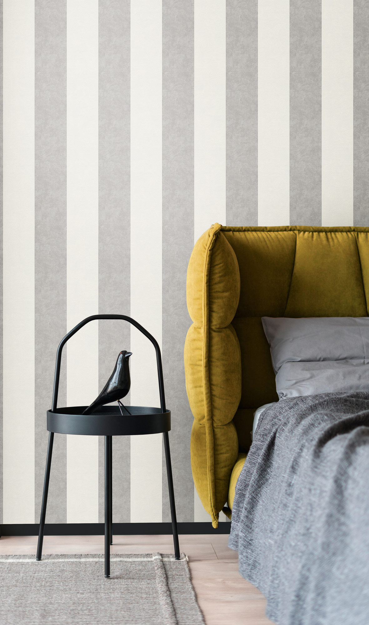 AS Vliestapete Memory 3 Streifentapete Grau 329902