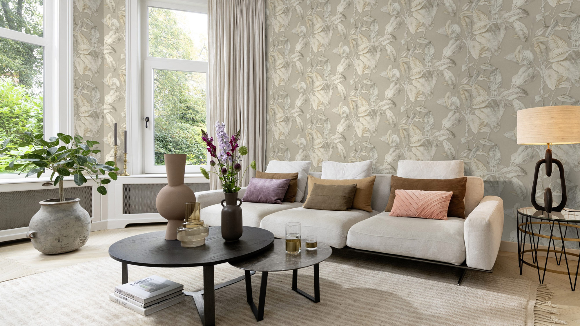 Rasch Vliestapete Back To Nature Blätter 571455