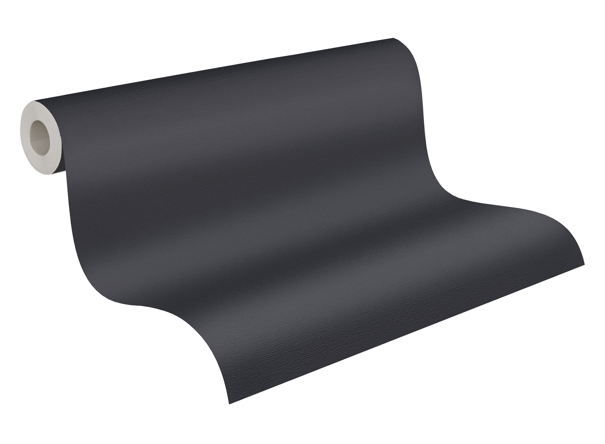 AS Vliestapete French Affair Einfarbig Schwarz 395726