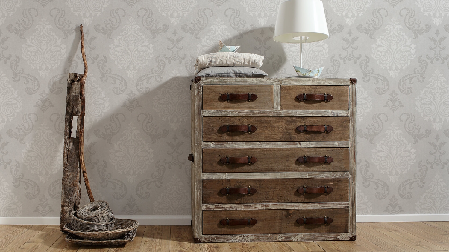 AS Vliesapete Memory 3 Barocktapete grau  953721