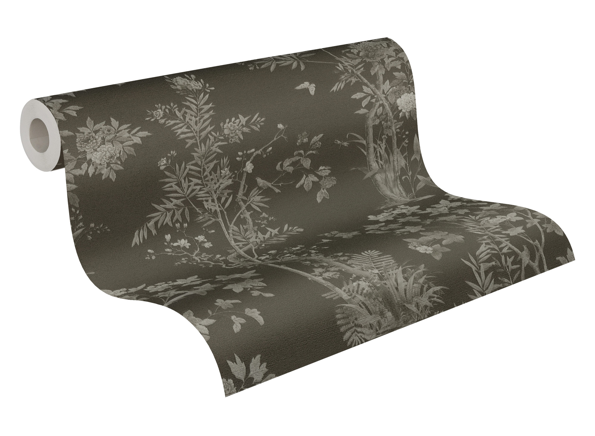 AS Vliestapete History of Art 2 Floral Schwarz 790436