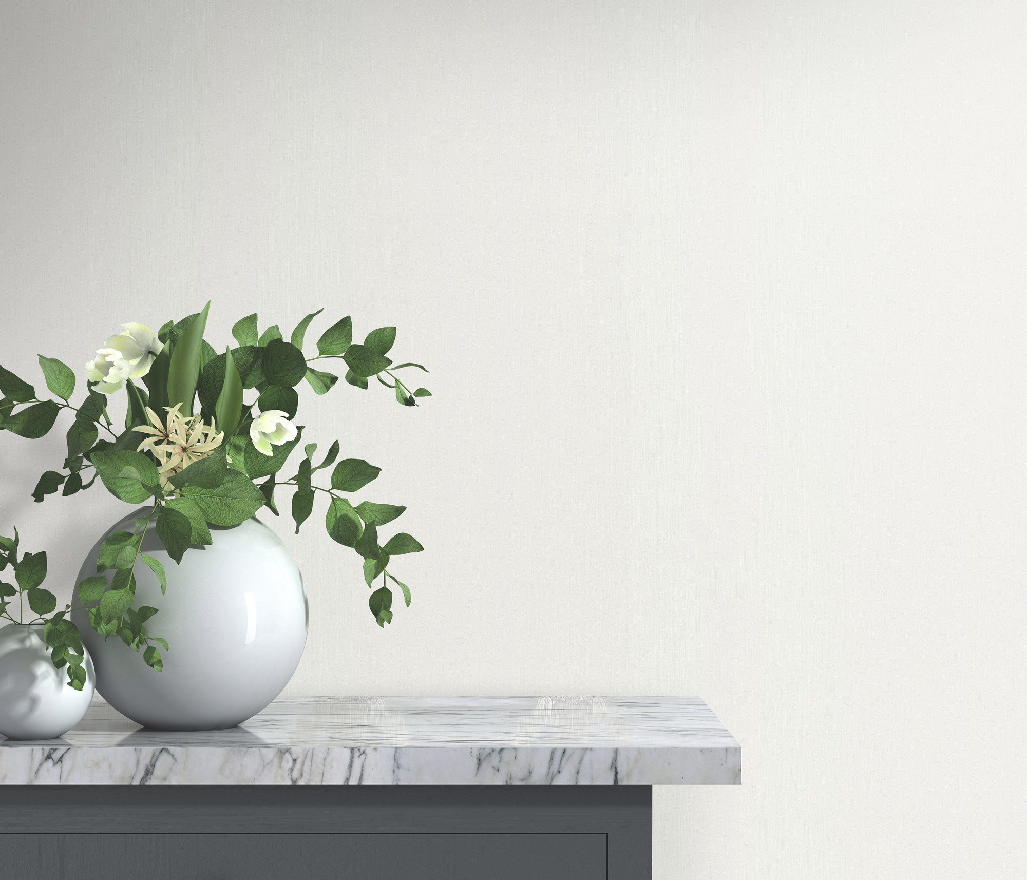 Erismann Vliestapete Versailles Unitapete grau 1028131