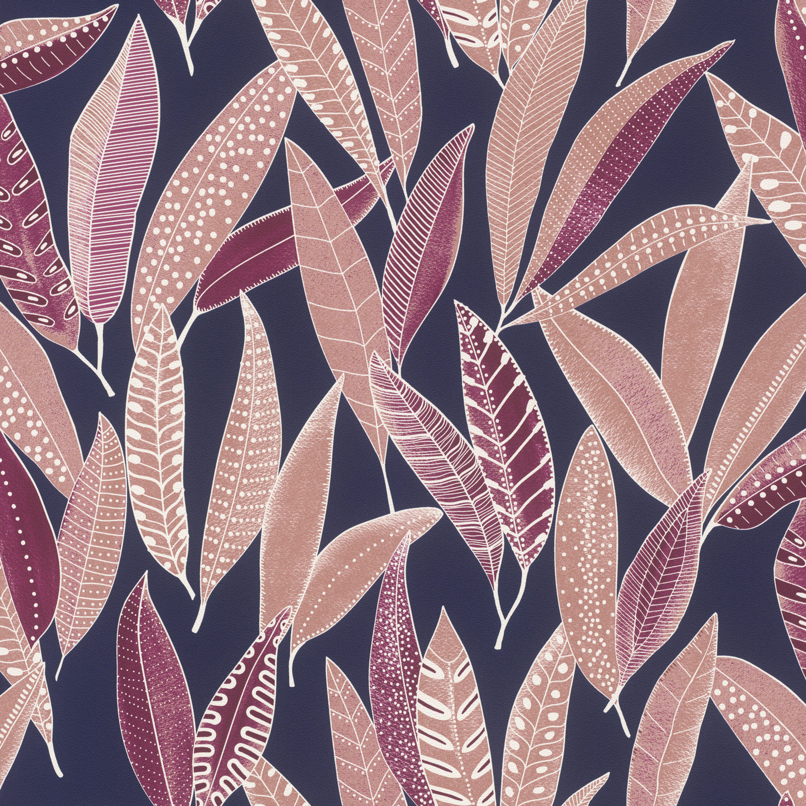 Rasch Vliestapete Symphony Blau-Nachtblau 865615