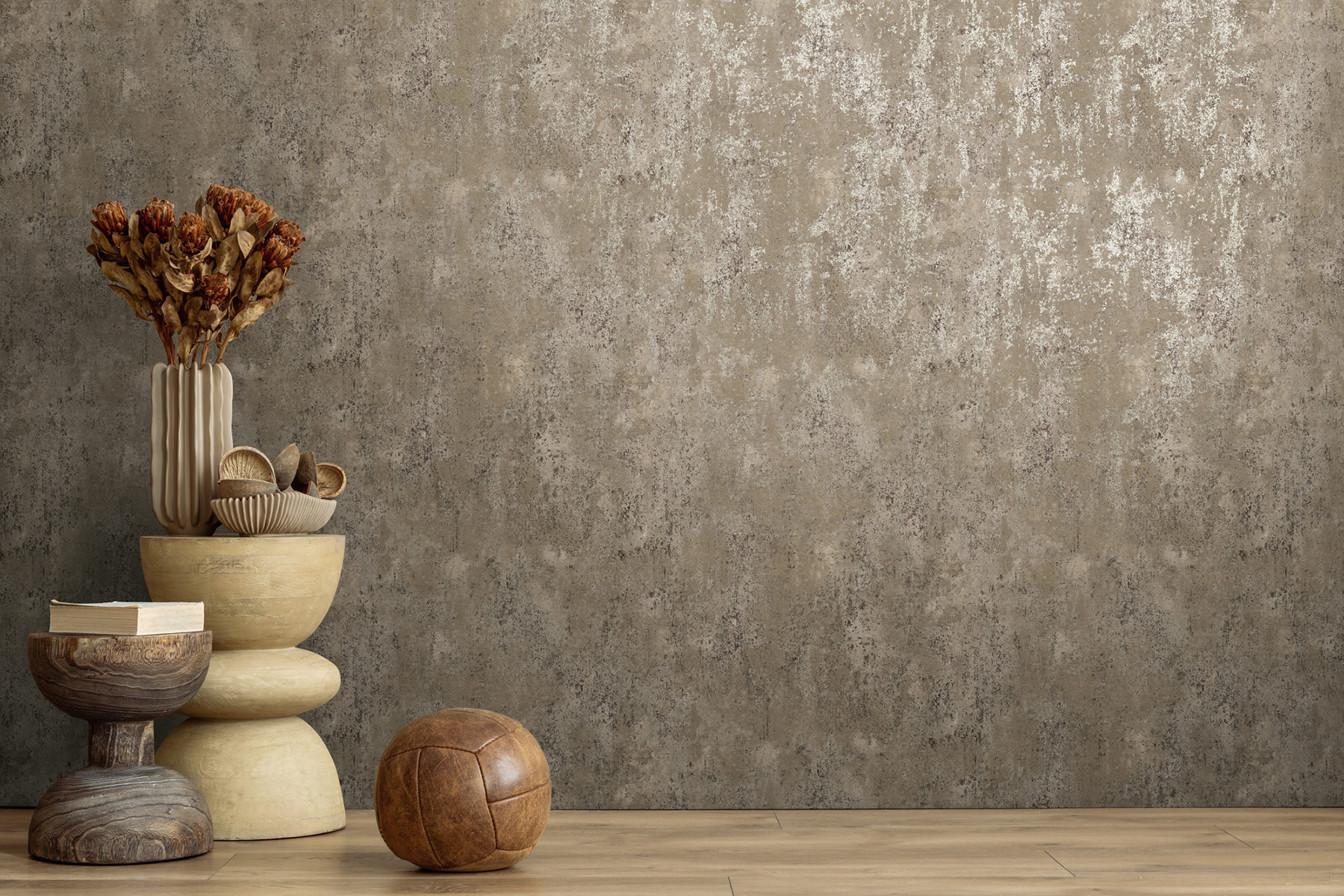 AS Vliestapete MS Hot Spots Struktur Braun 786295