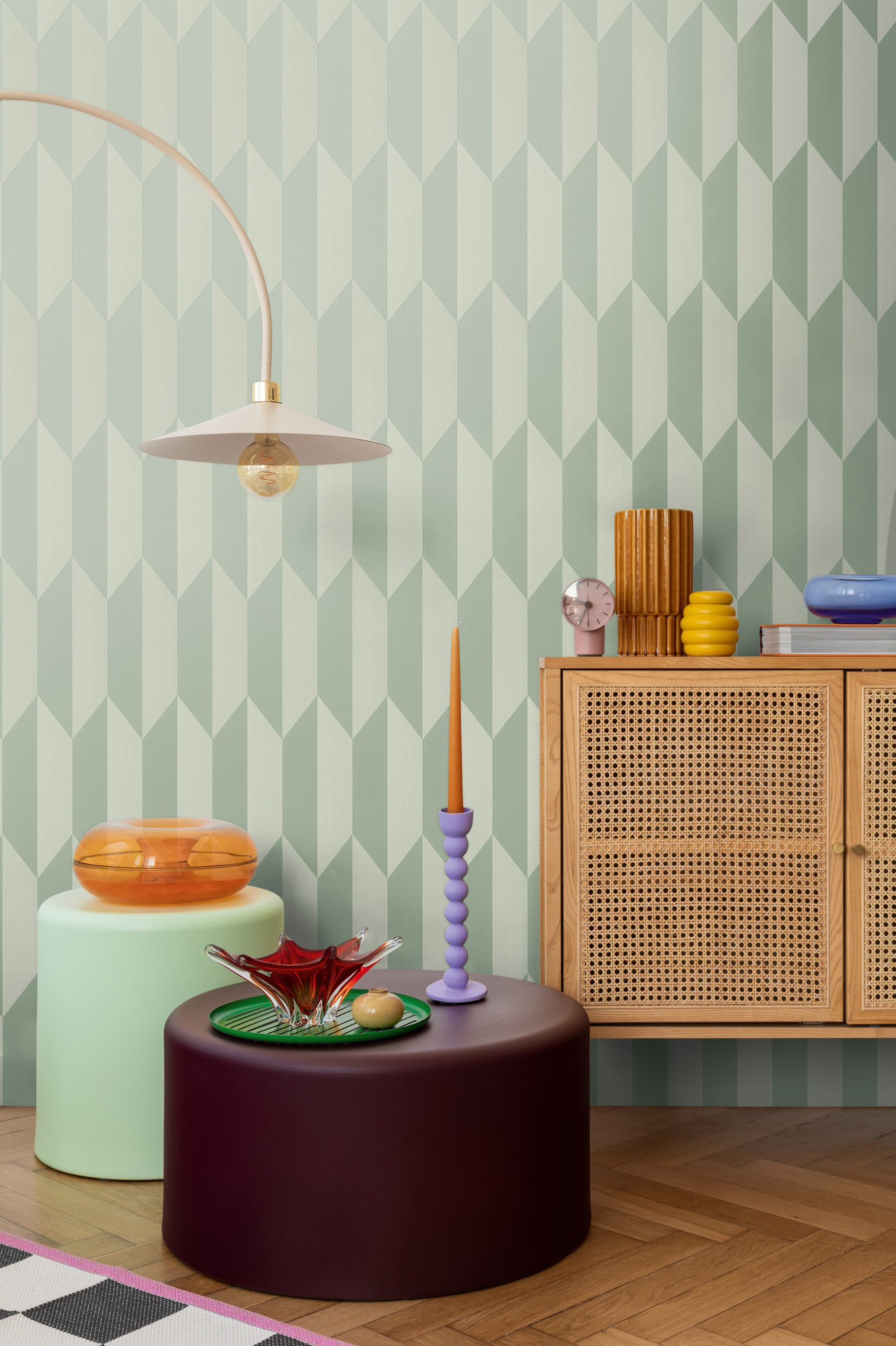 AS Vliestapete CosmoLiving 3D Grün 790864