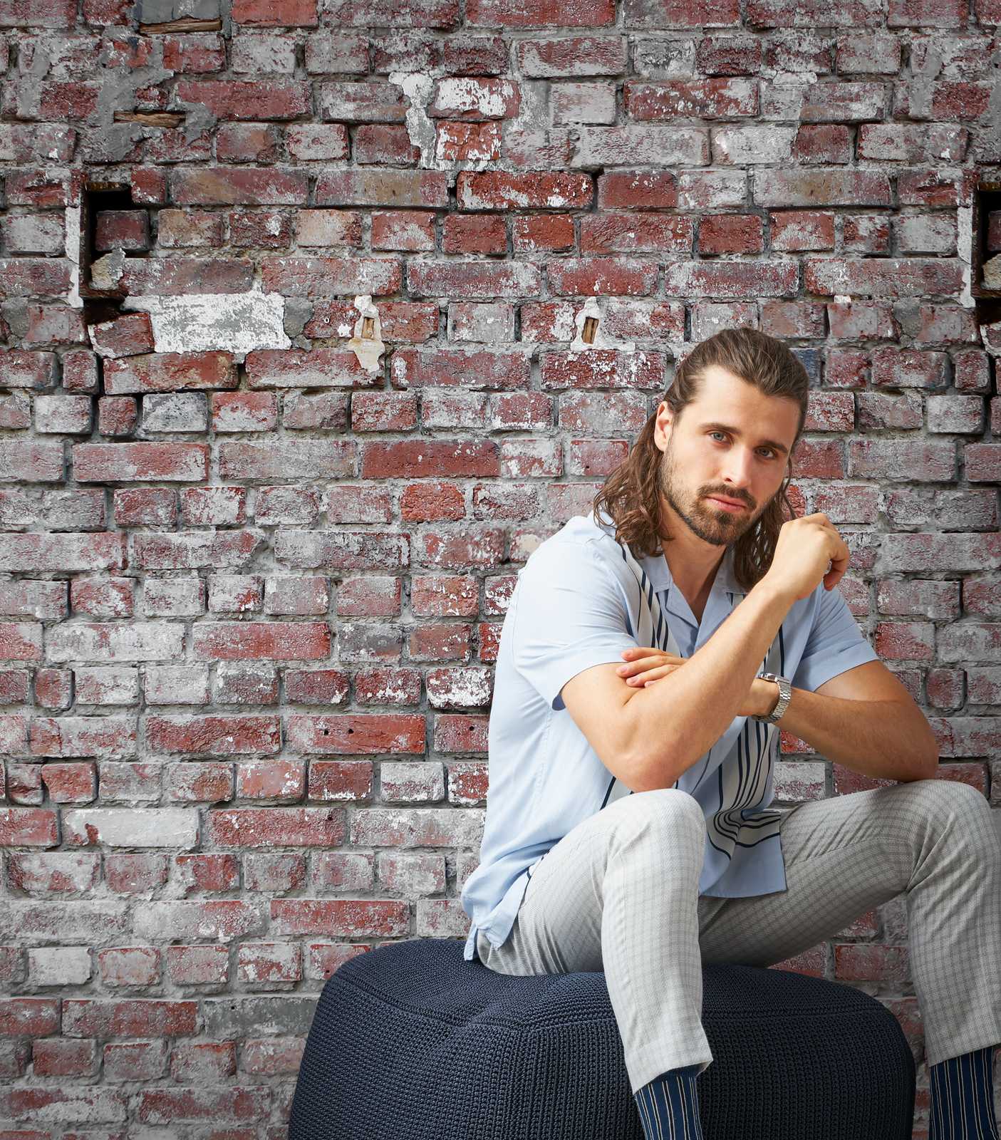 Livingwalls Vliestapete The Wall Steinoptik 383371