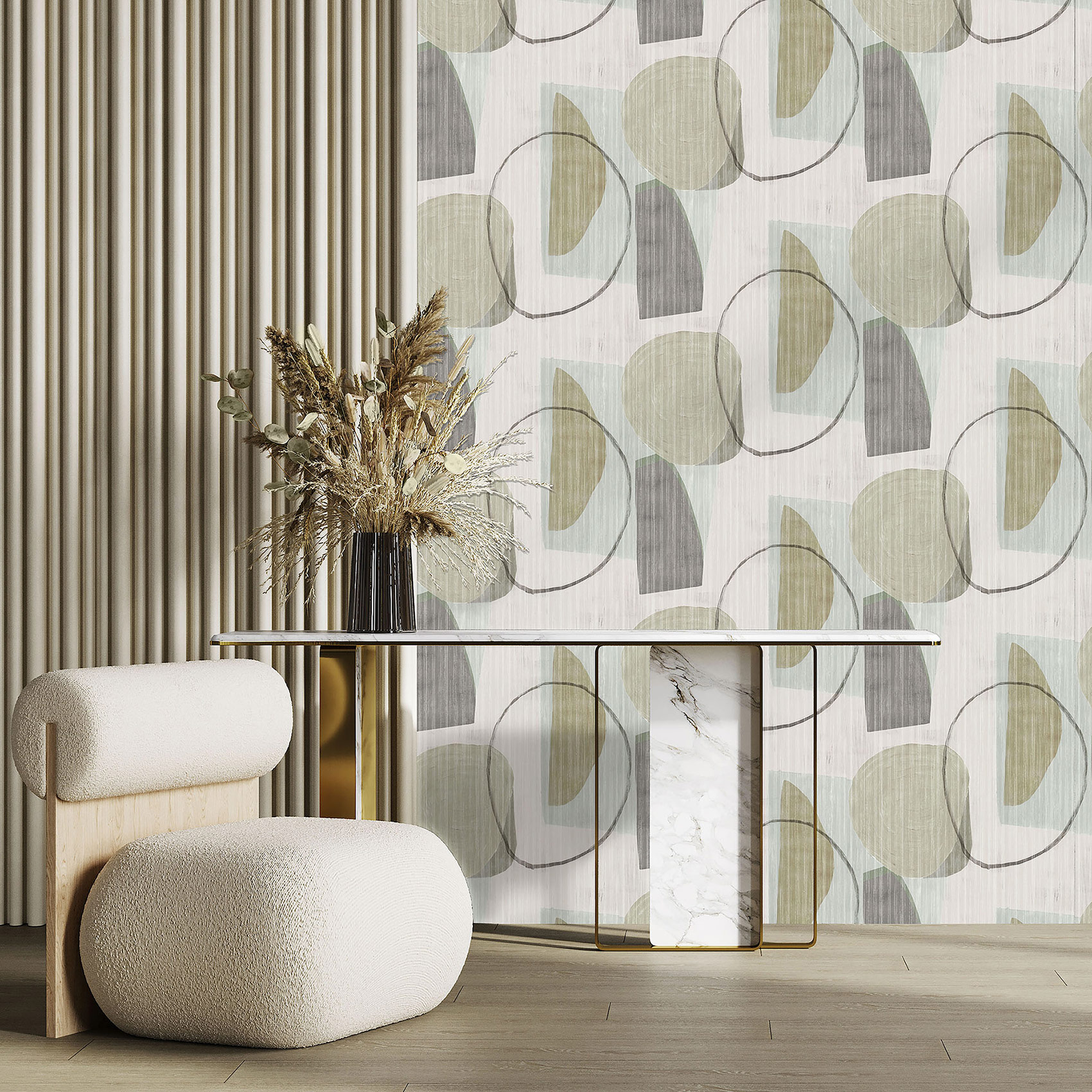 Hohenberger Vliestapete Artist Joyful Green 27242