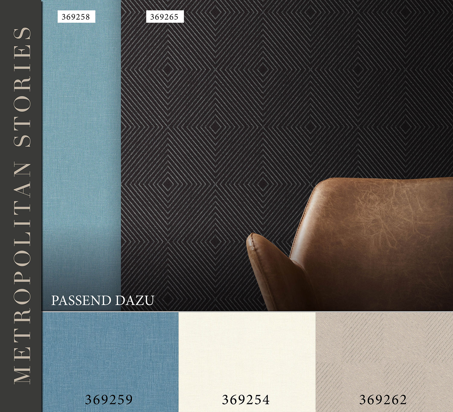 AS Vliestapete Metropolitan Stories Unitapete 369258