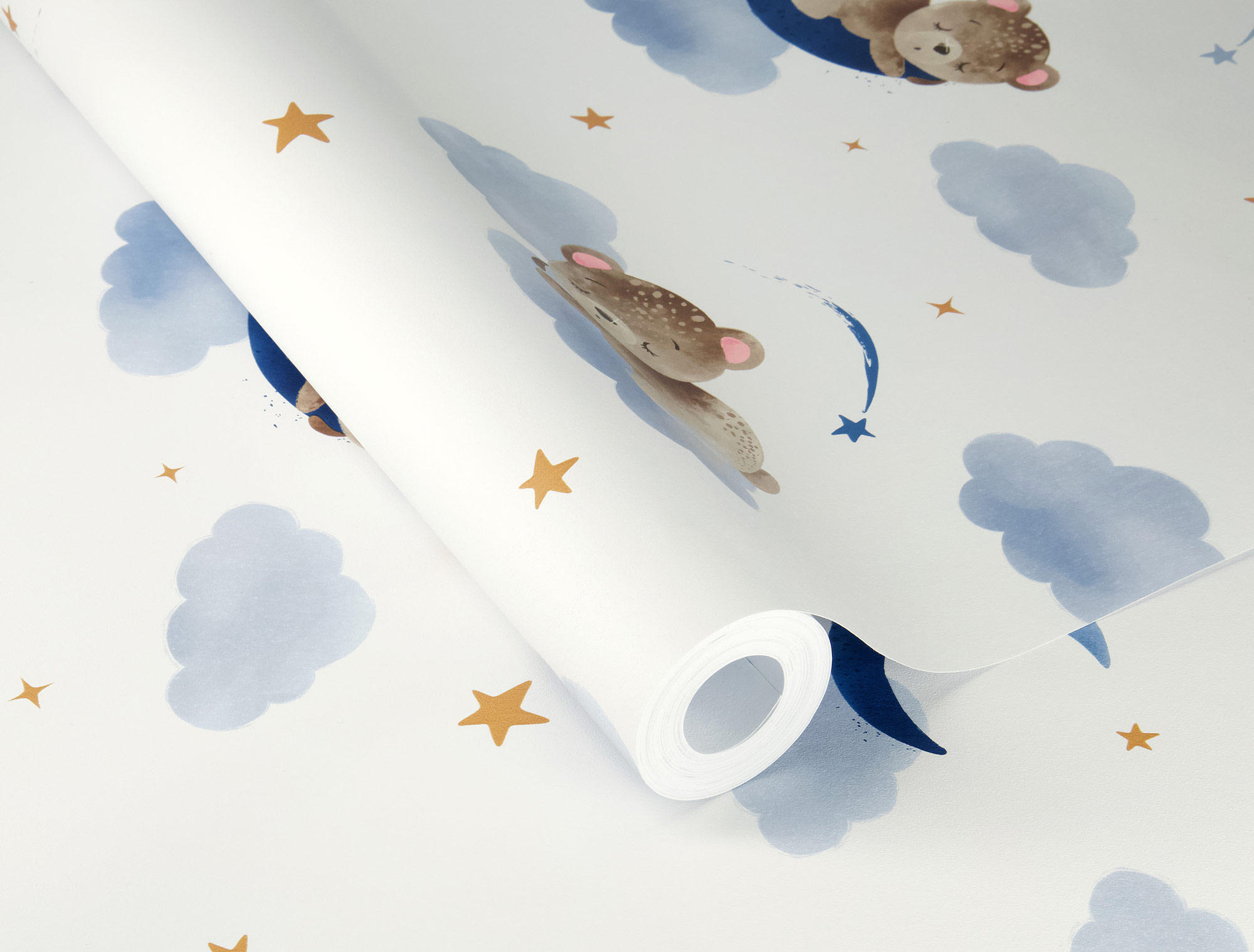 Rasch Vliestapete Kids Word 2 Blau 321005