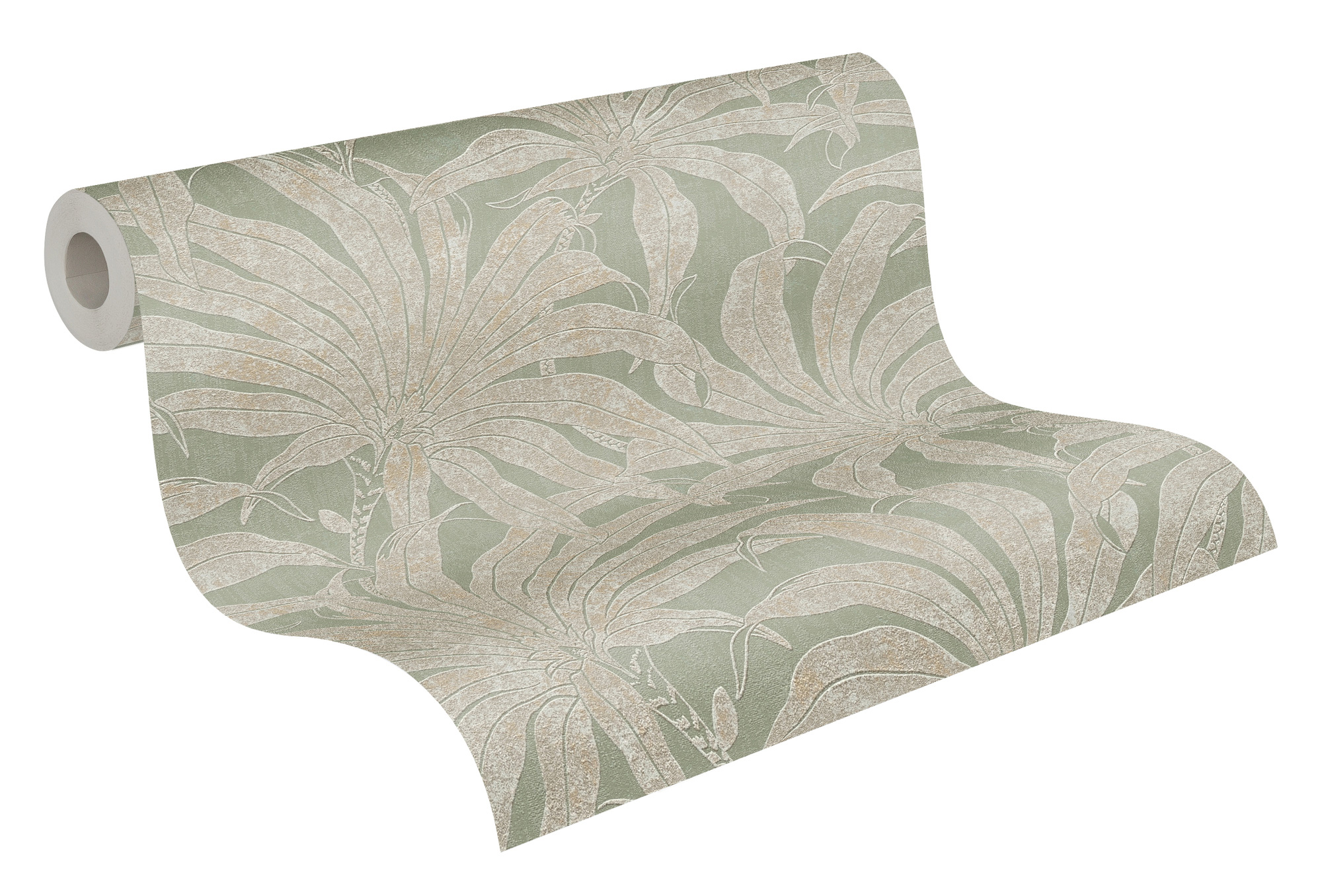 AS Vliestapete Jade 2 Grün Pflanzen  395012