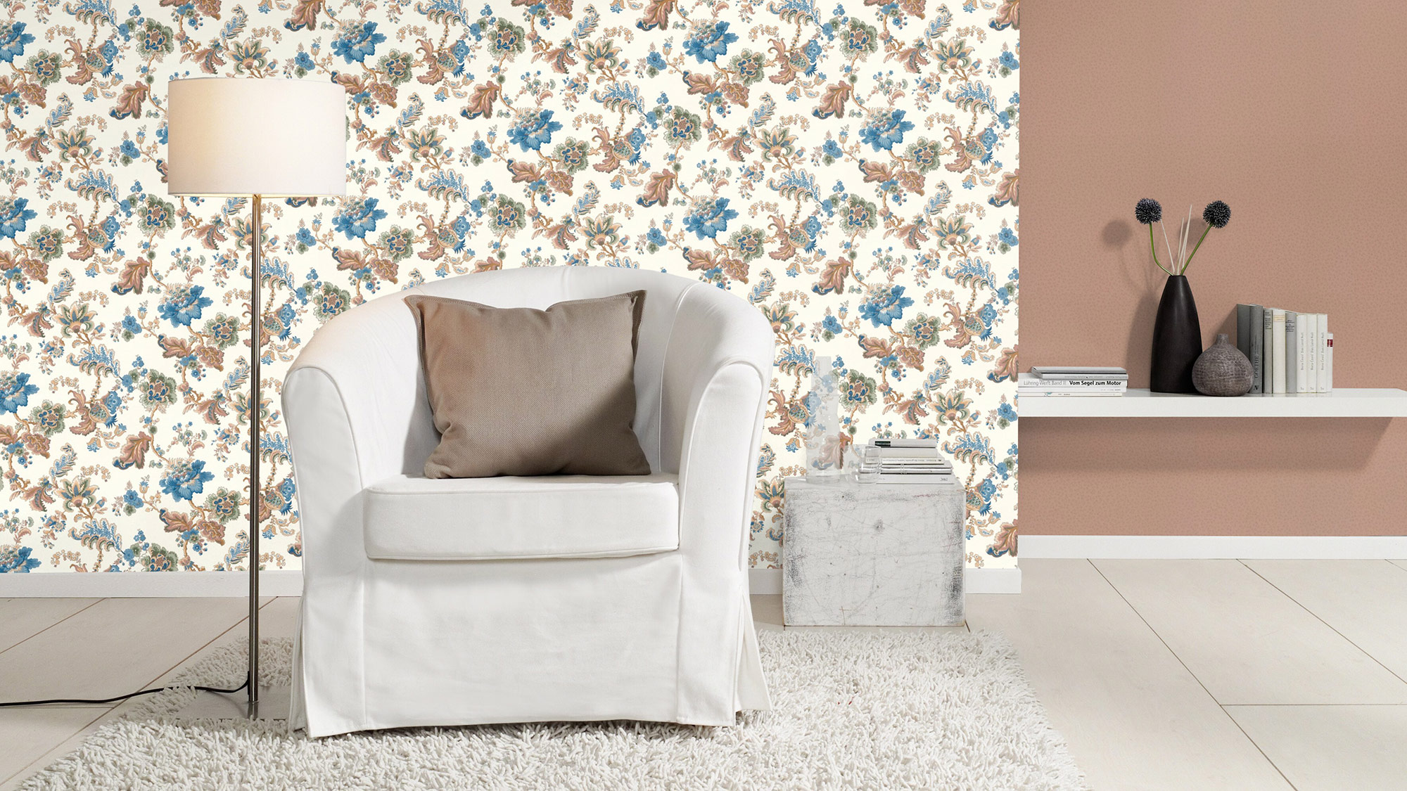 Rasch Vliestapete Sophia Blumenranke 710540