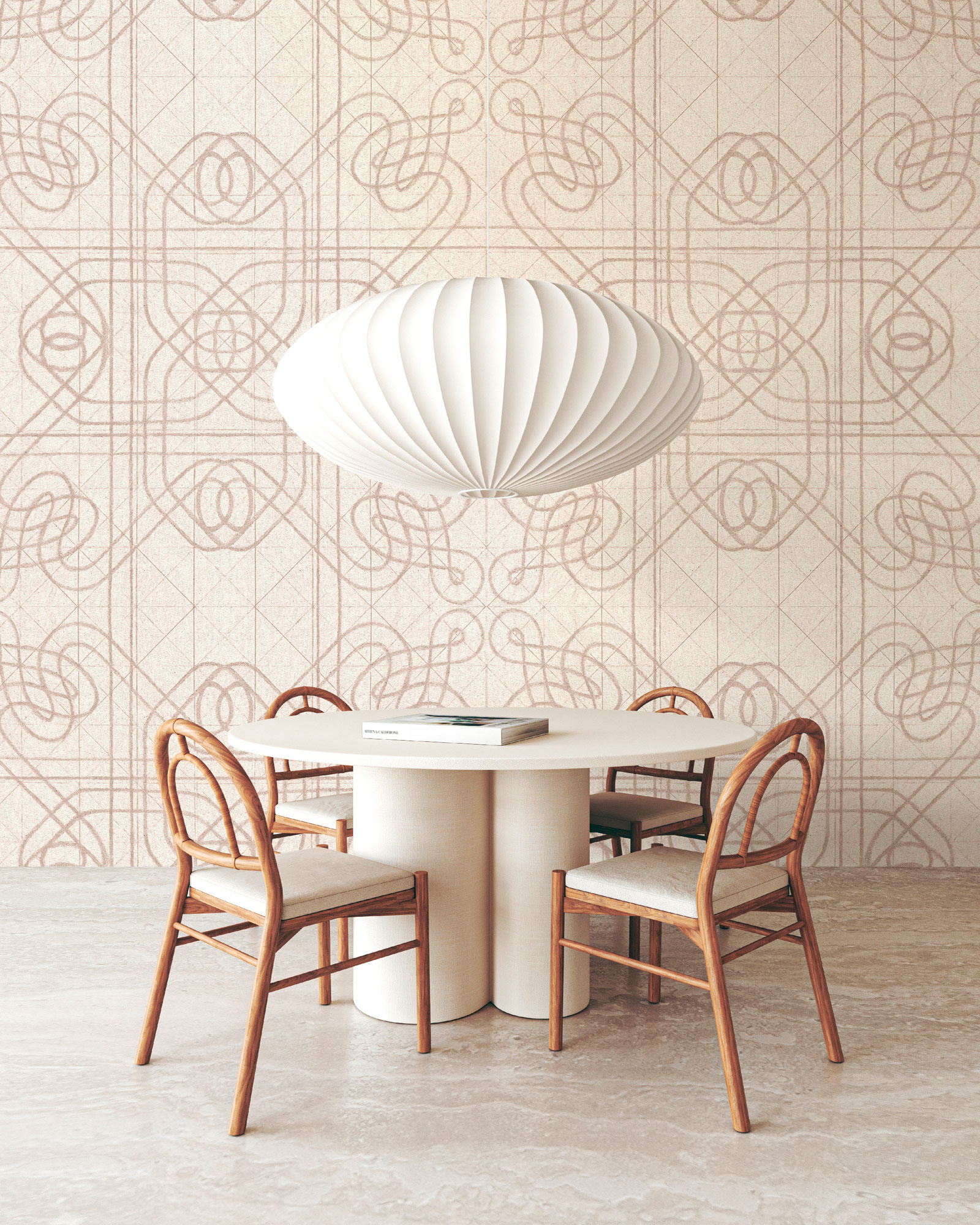 AS Fototapete Walls by Patel 5 Linien Beige DD134459