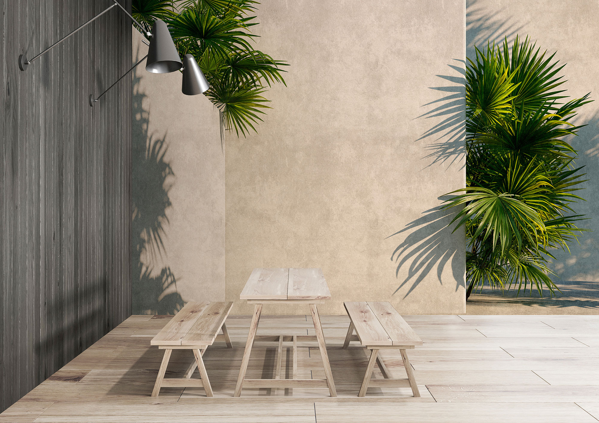 AS Fototapete Walls by Patel 3 Palmen DD122836