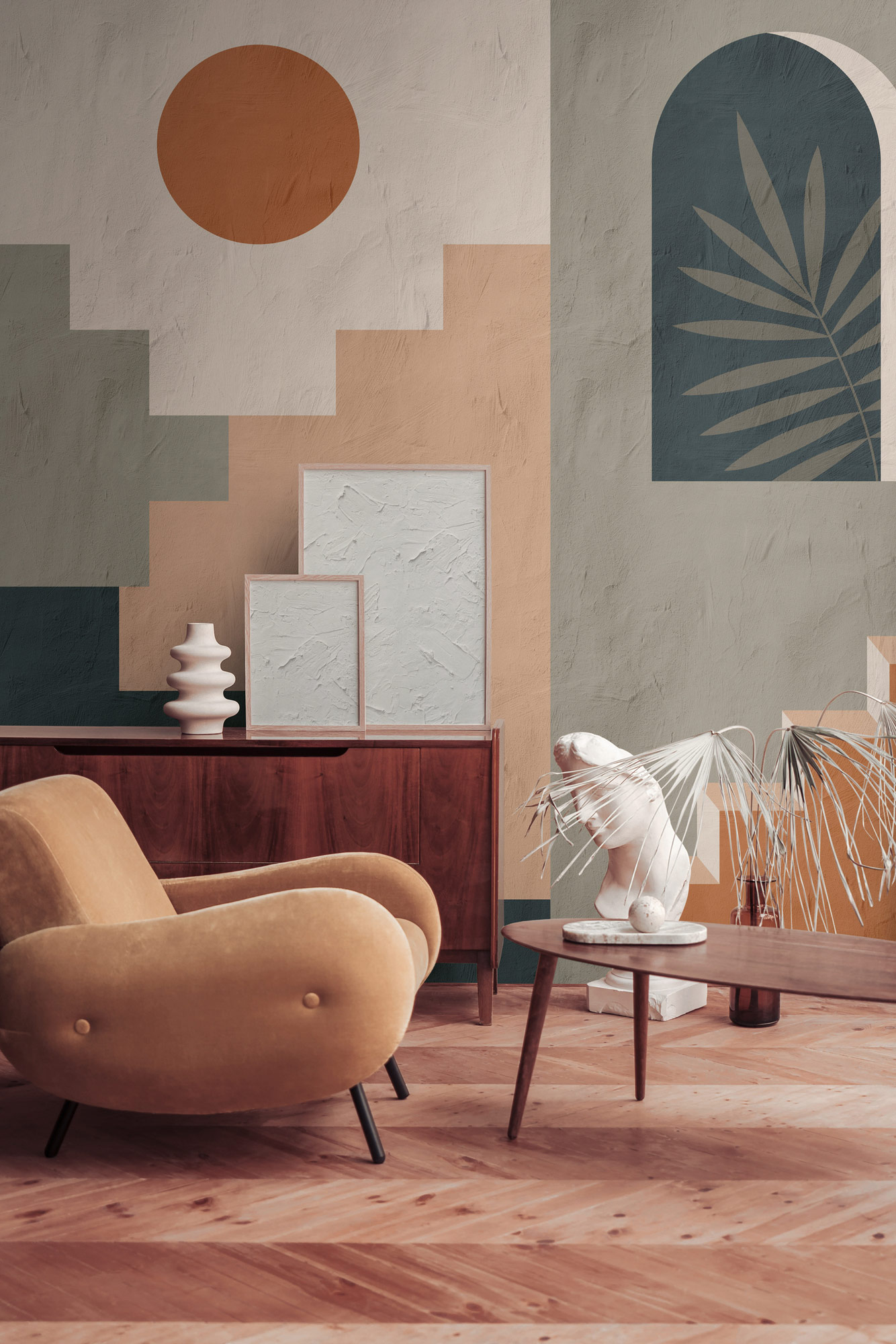 Livingwalls Vliestapete The Wall 3 Grafisch 398951
