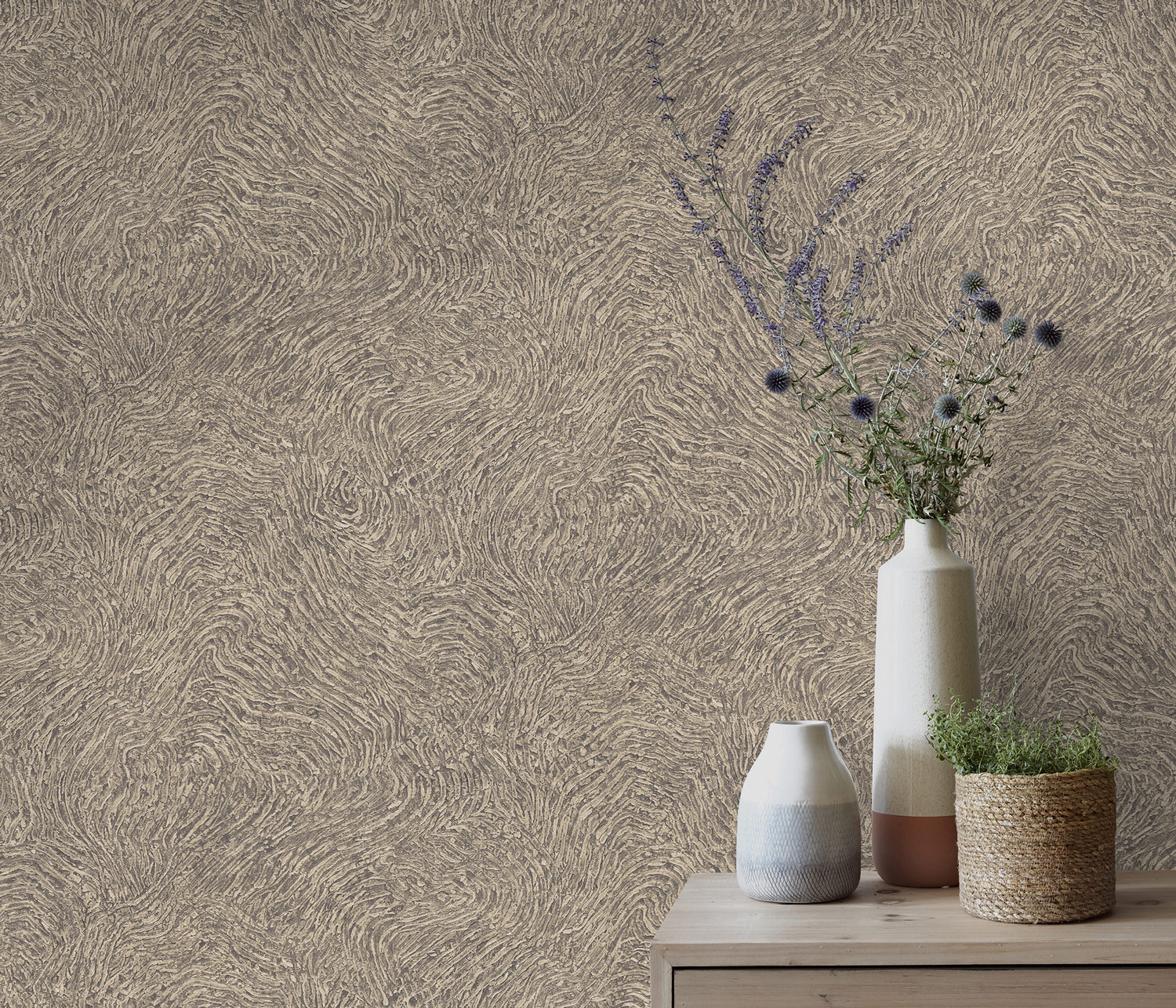 Erismann Vliestapete Focus taupe 1030337